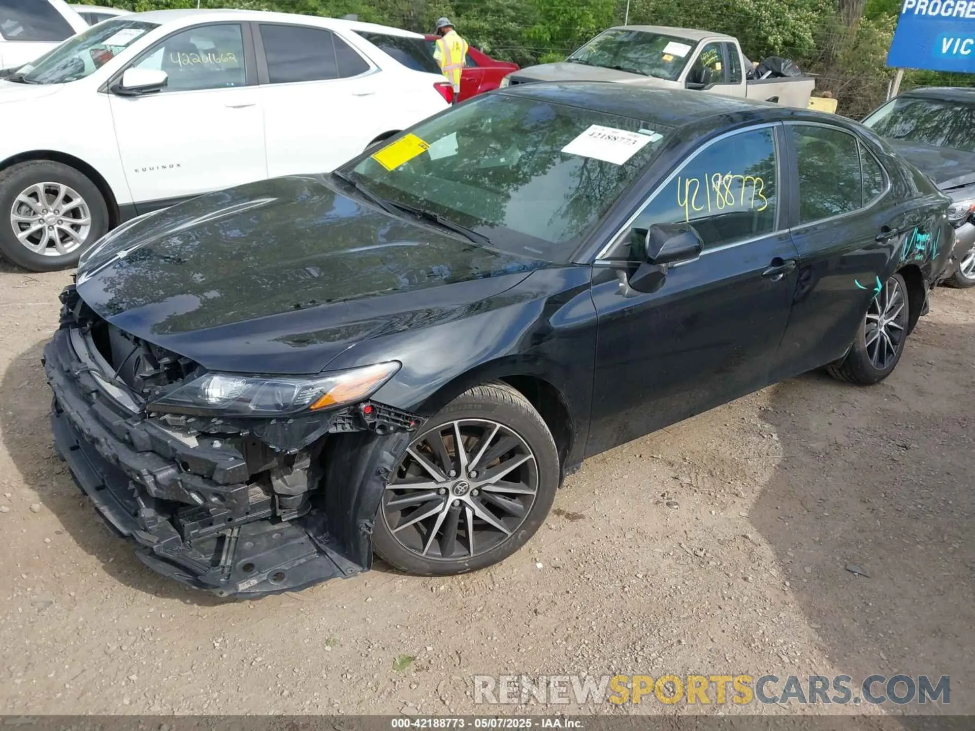 2 Фотография поврежденного автомобиля 4T1G11AK9NU622206 TOYOTA CAMRY 2022