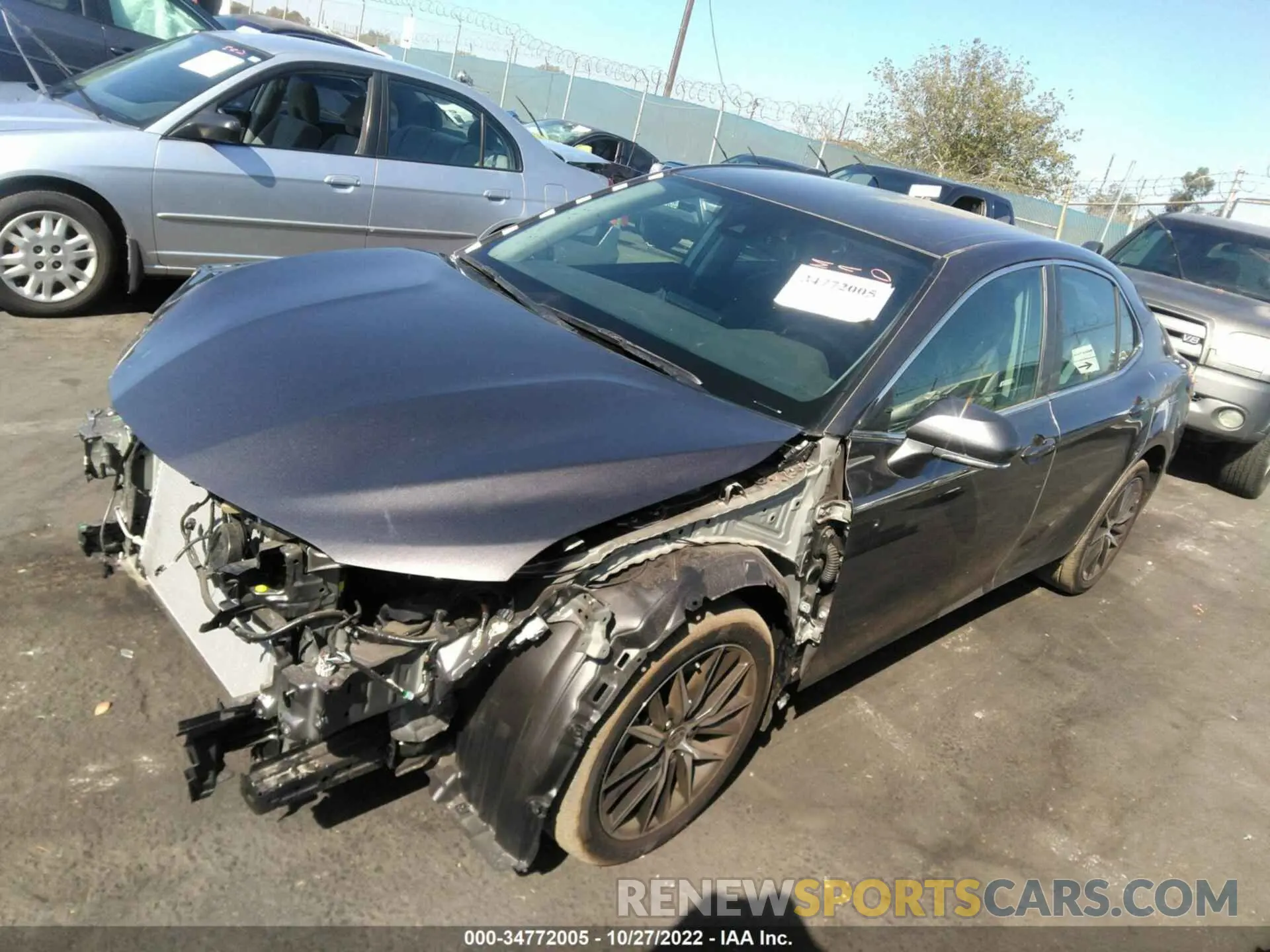 2 Фотография поврежденного автомобиля 4T1G11AK9NU719325 TOYOTA CAMRY 2022
