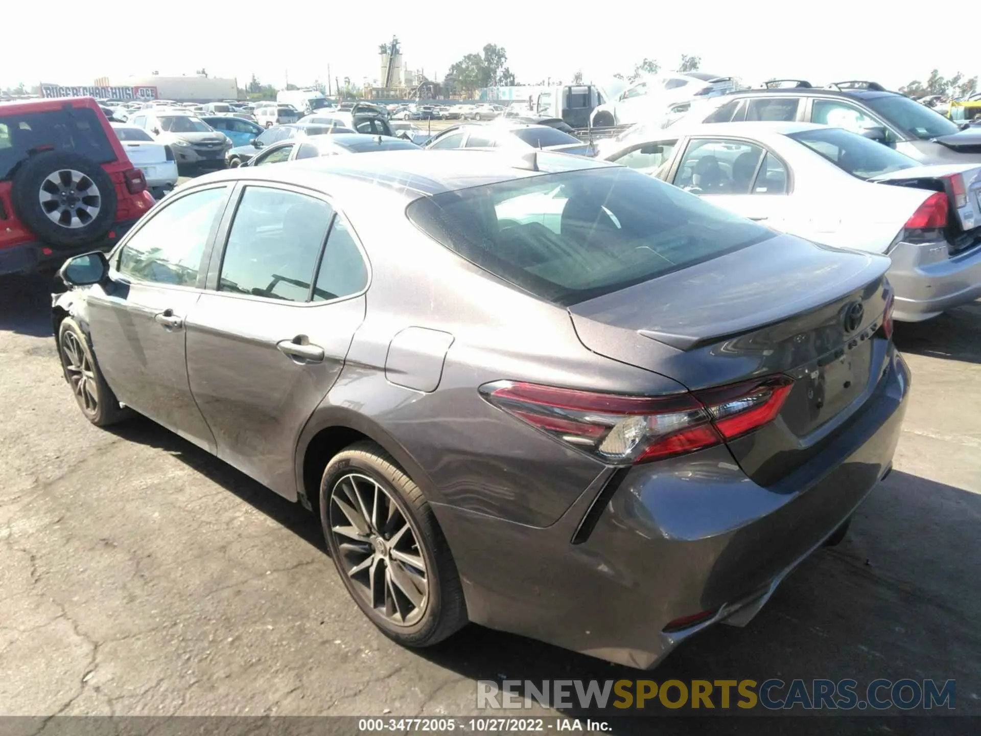 3 Фотография поврежденного автомобиля 4T1G11AK9NU719325 TOYOTA CAMRY 2022