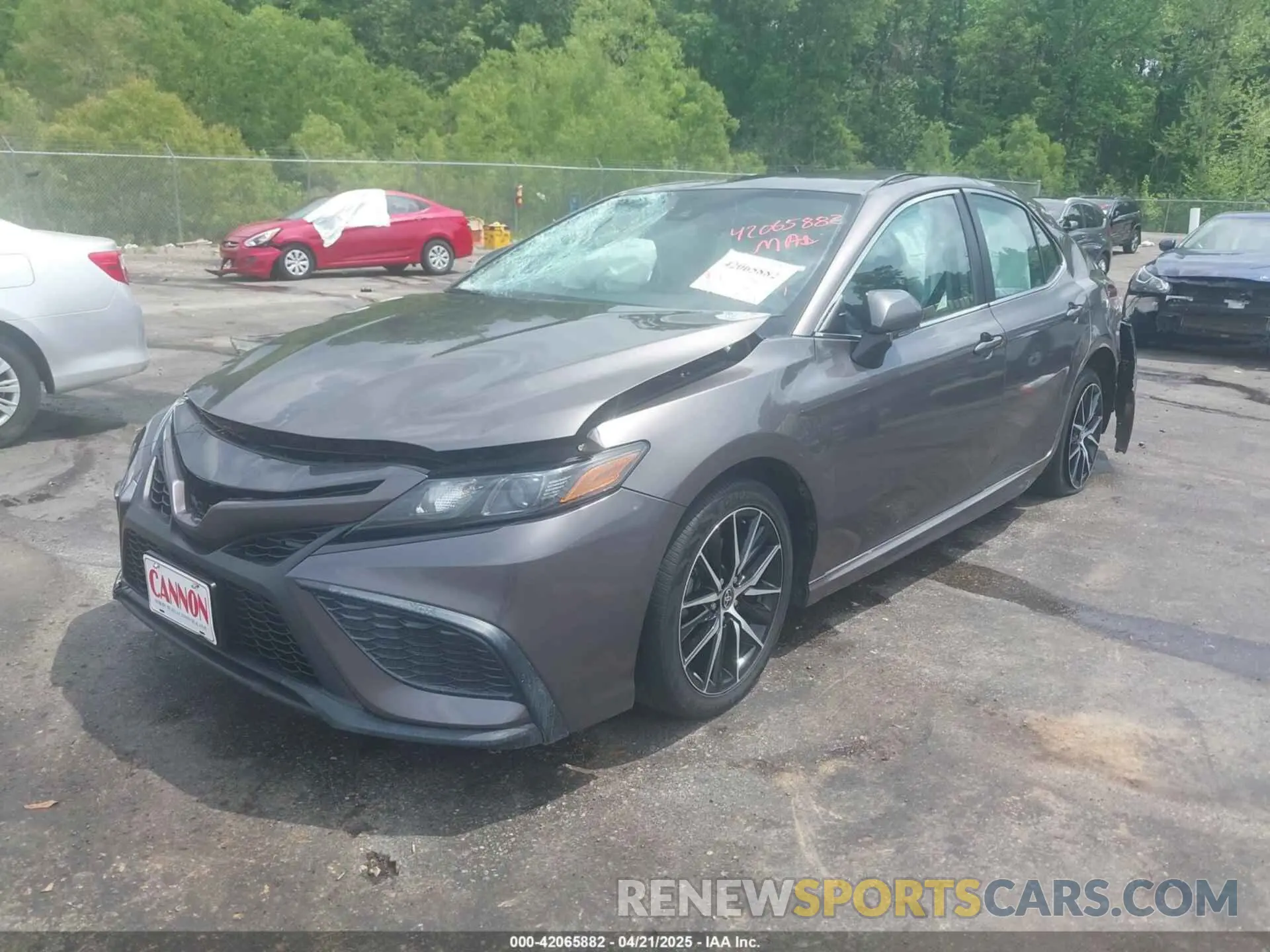 2 Photograph of a damaged car 4T1G11AKXNU678042 TOYOTA CAMRY 2022