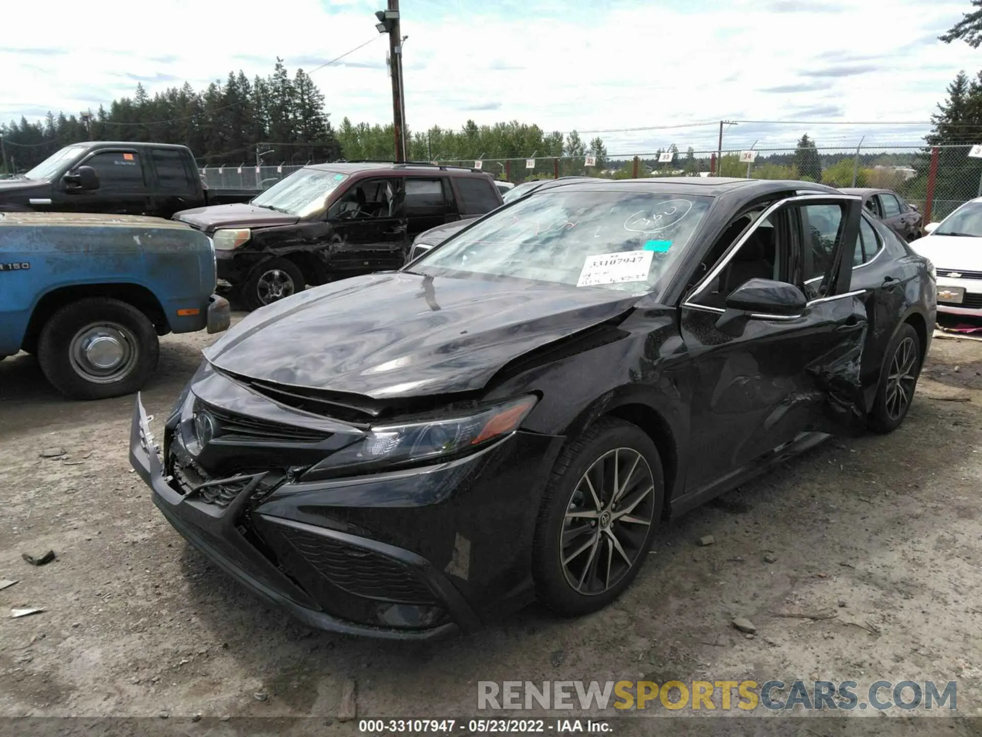 2 Фотография поврежденного автомобиля 4T1G11BK1NU055357 TOYOTA CAMRY 2022