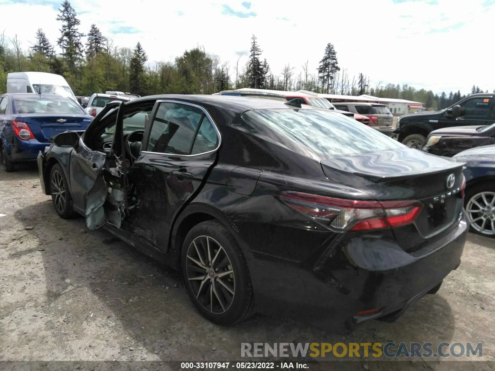 3 Фотография поврежденного автомобиля 4T1G11BK1NU055357 TOYOTA CAMRY 2022