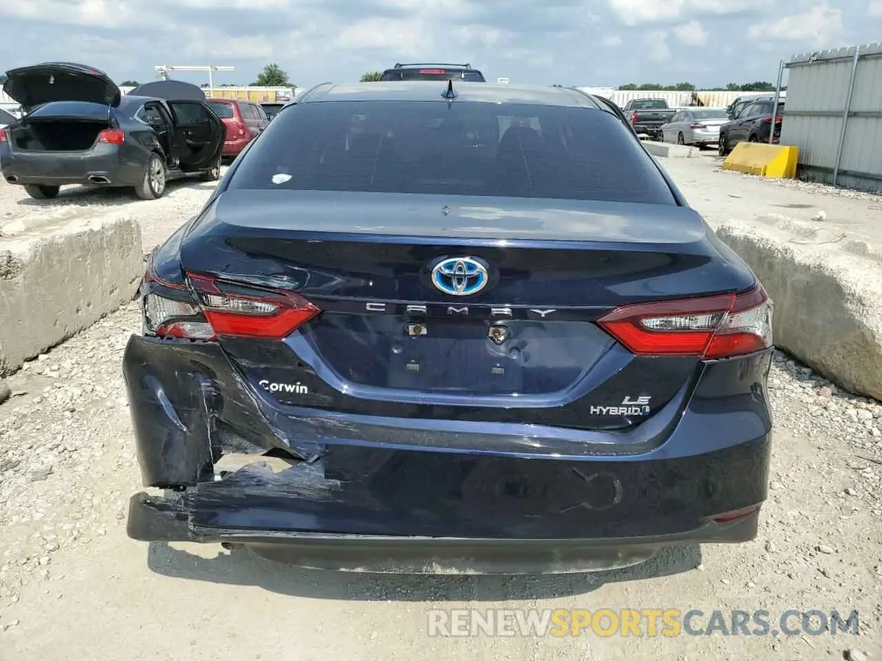 6 Фотография поврежденного автомобиля 4T1H31AK7NU574171 TOYOTA CAMRY 2022