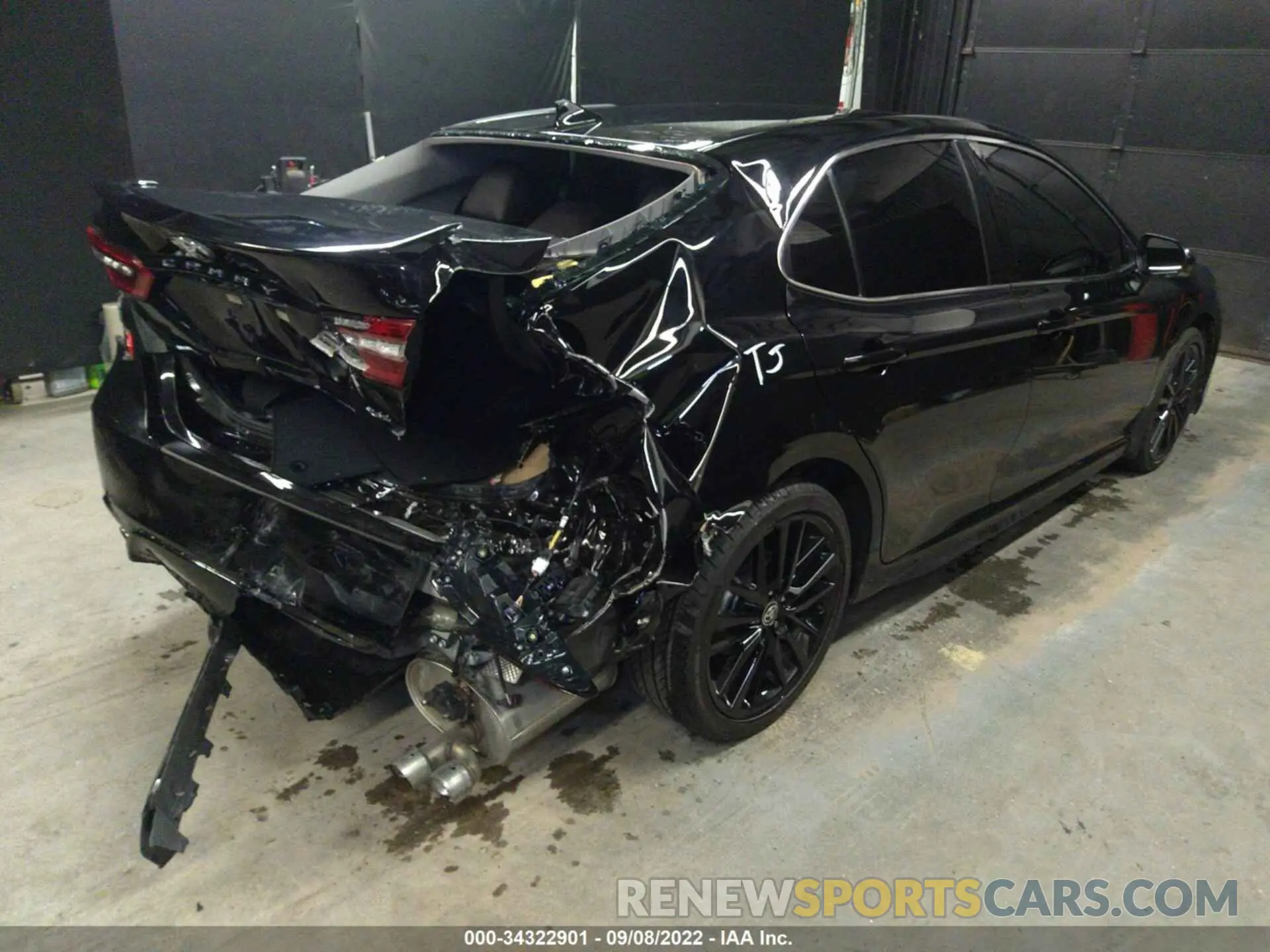 4 Фотография поврежденного автомобиля 4T1K61AK0NU052690 TOYOTA CAMRY 2022