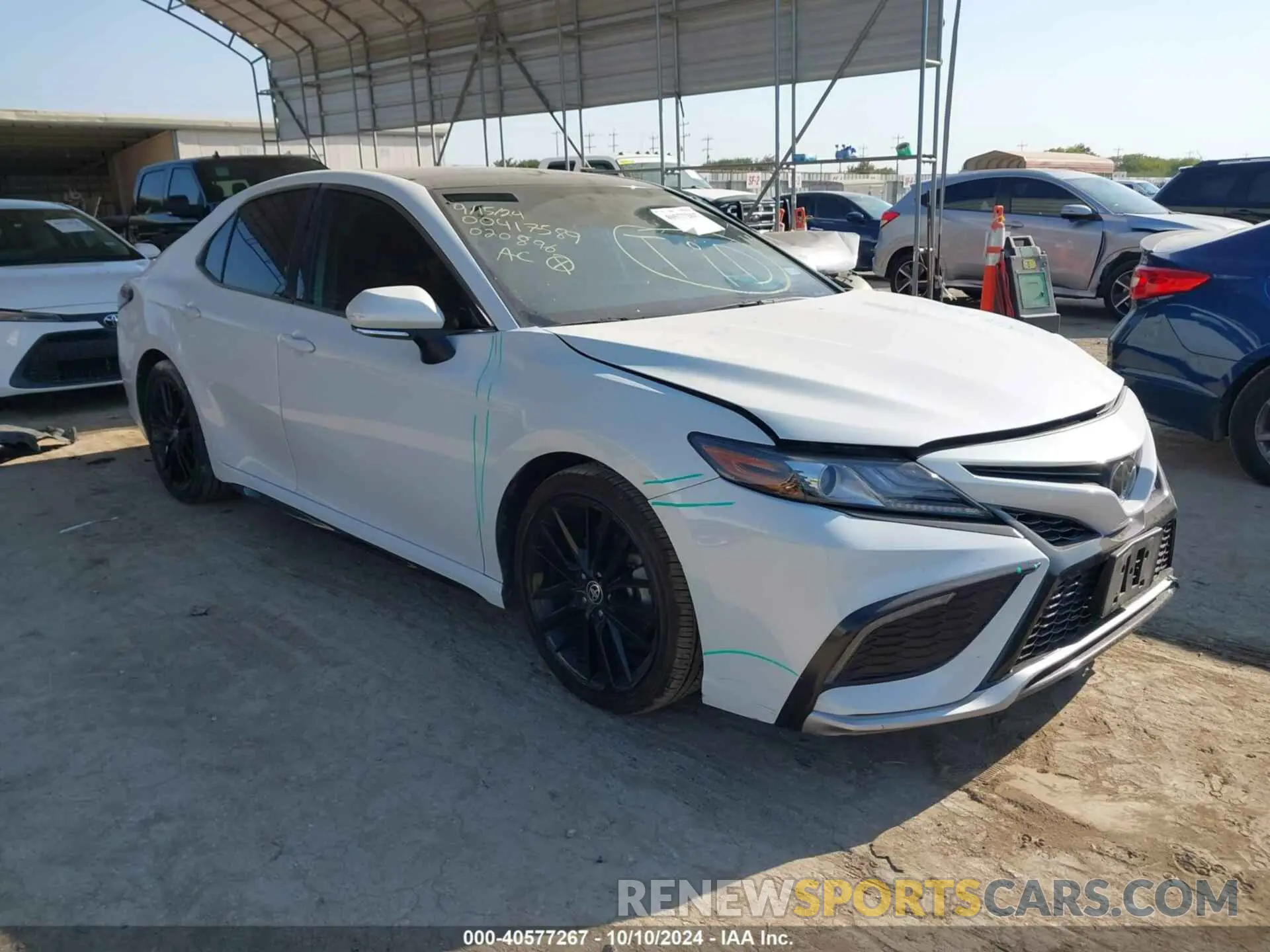 1 Photograph of a damaged car 4T1K61AK3NU020896 TOYOTA CAMRY 2022