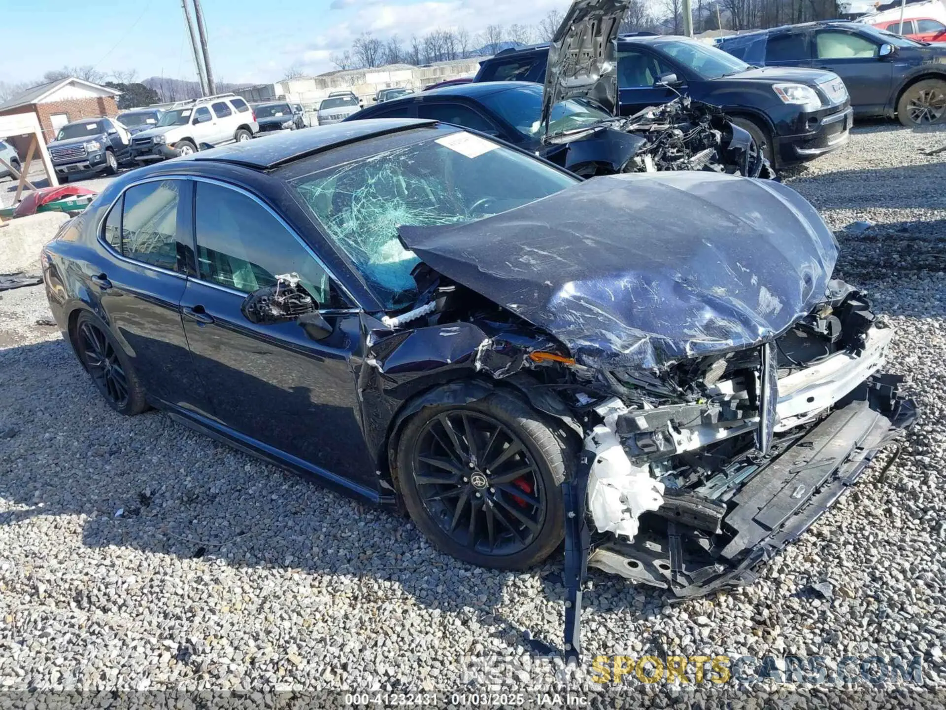 1 Photograph of a damaged car 4T1K61AK3NU033843 TOYOTA CAMRY 2022