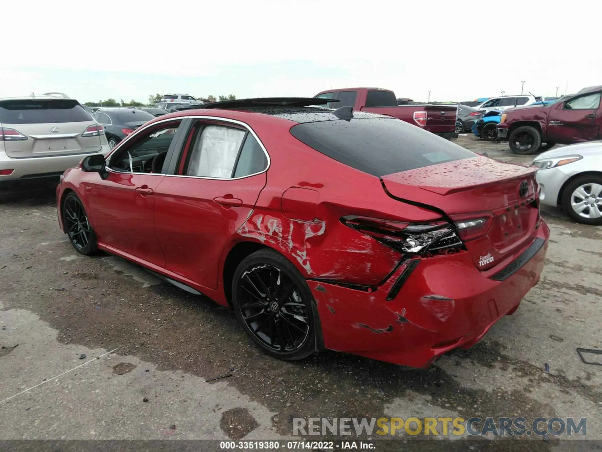 3 Фотография поврежденного автомобиля 4T1K61AK4NU013004 TOYOTA CAMRY 2022