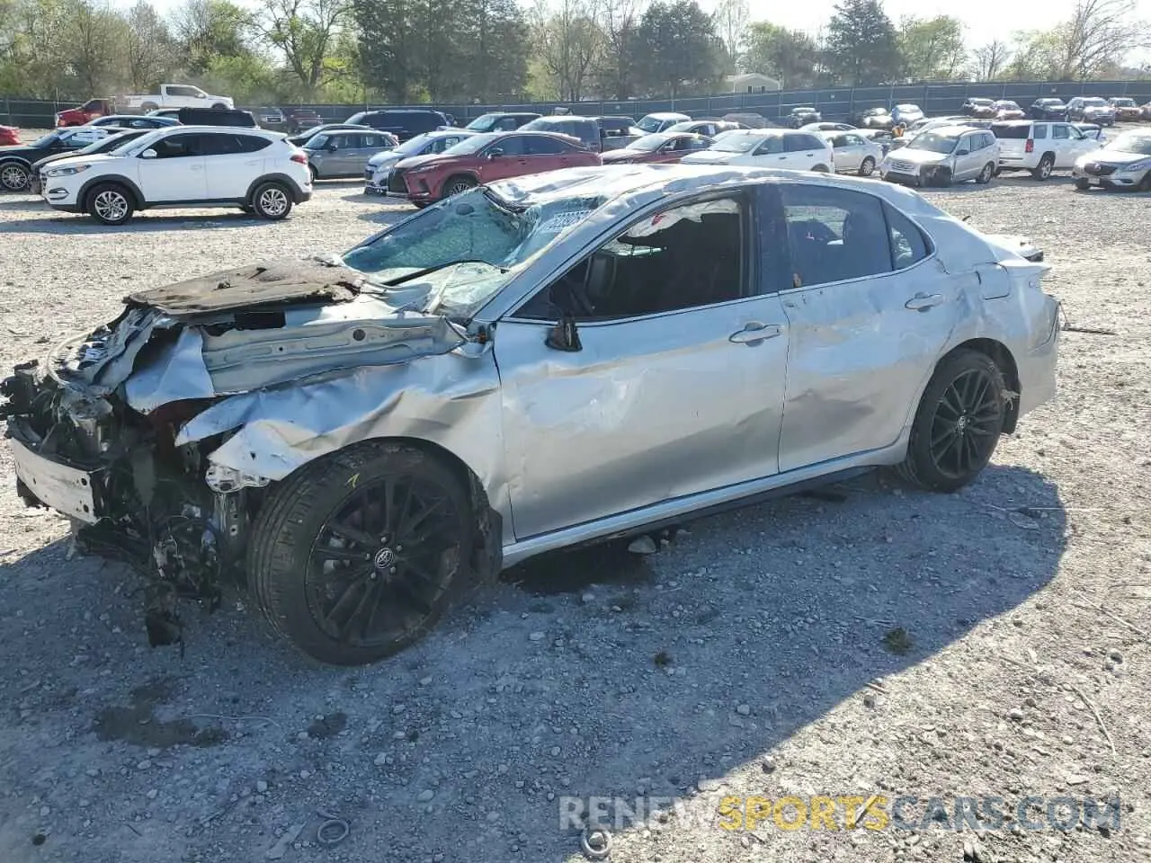 1 Photograph of a damaged car 4T1K61AK7NU005785 TOYOTA CAMRY 2022