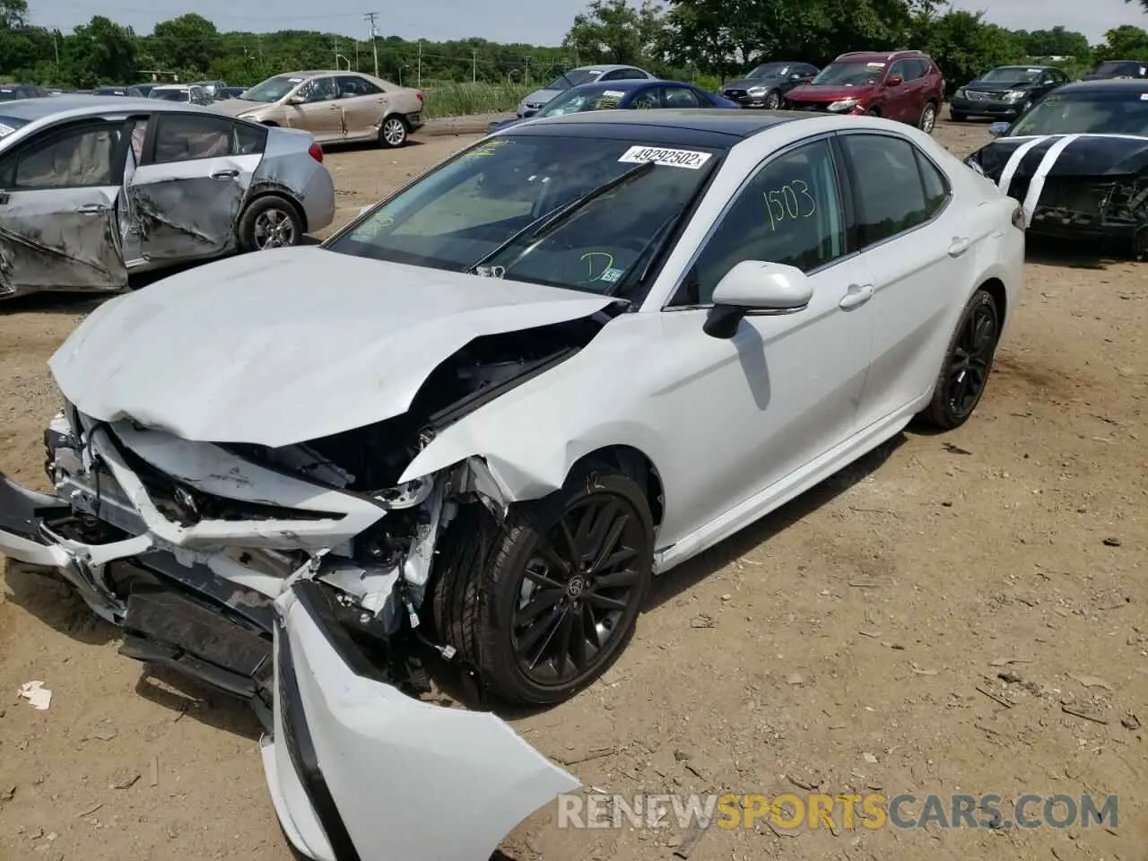 2 Photograph of a damaged car 4T1K61AK9NU056284 TOYOTA CAMRY 2022