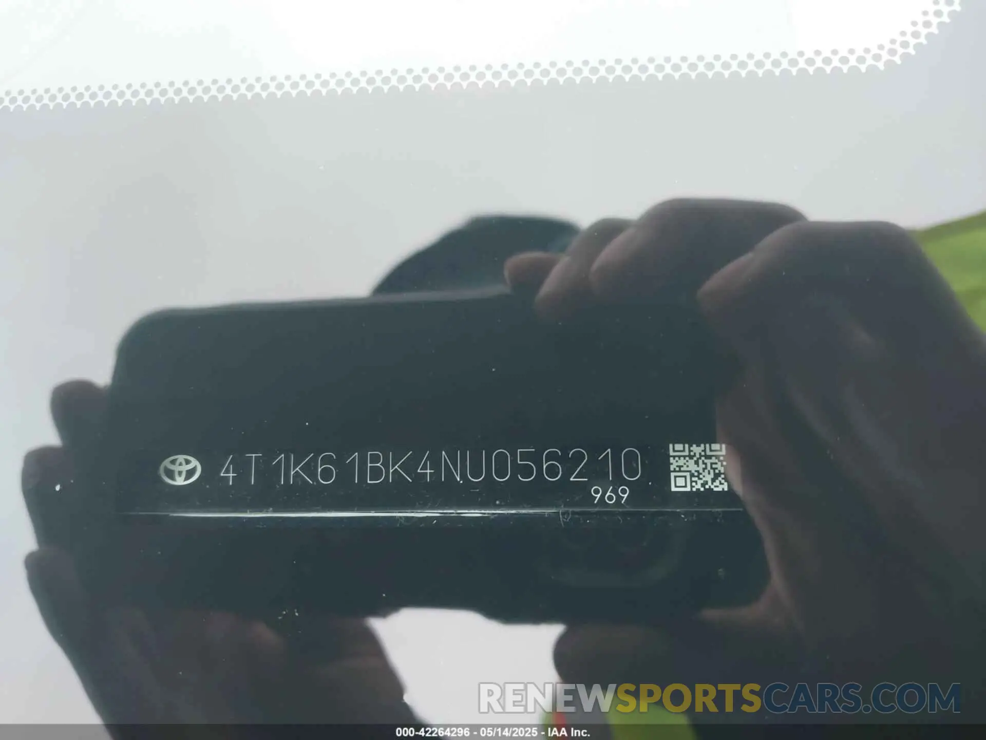 9 Photograph of a damaged car 4T1K61BK4NU056210 TOYOTA CAMRY 2022