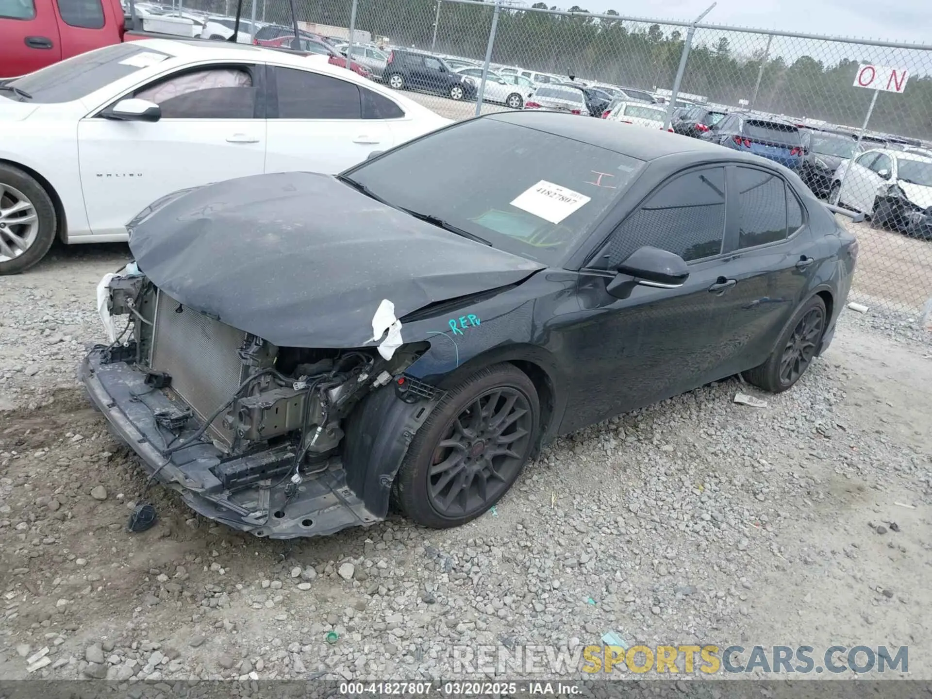 2 Photograph of a damaged car 4T1KZ1AKXNU065194 TOYOTA CAMRY 2022
