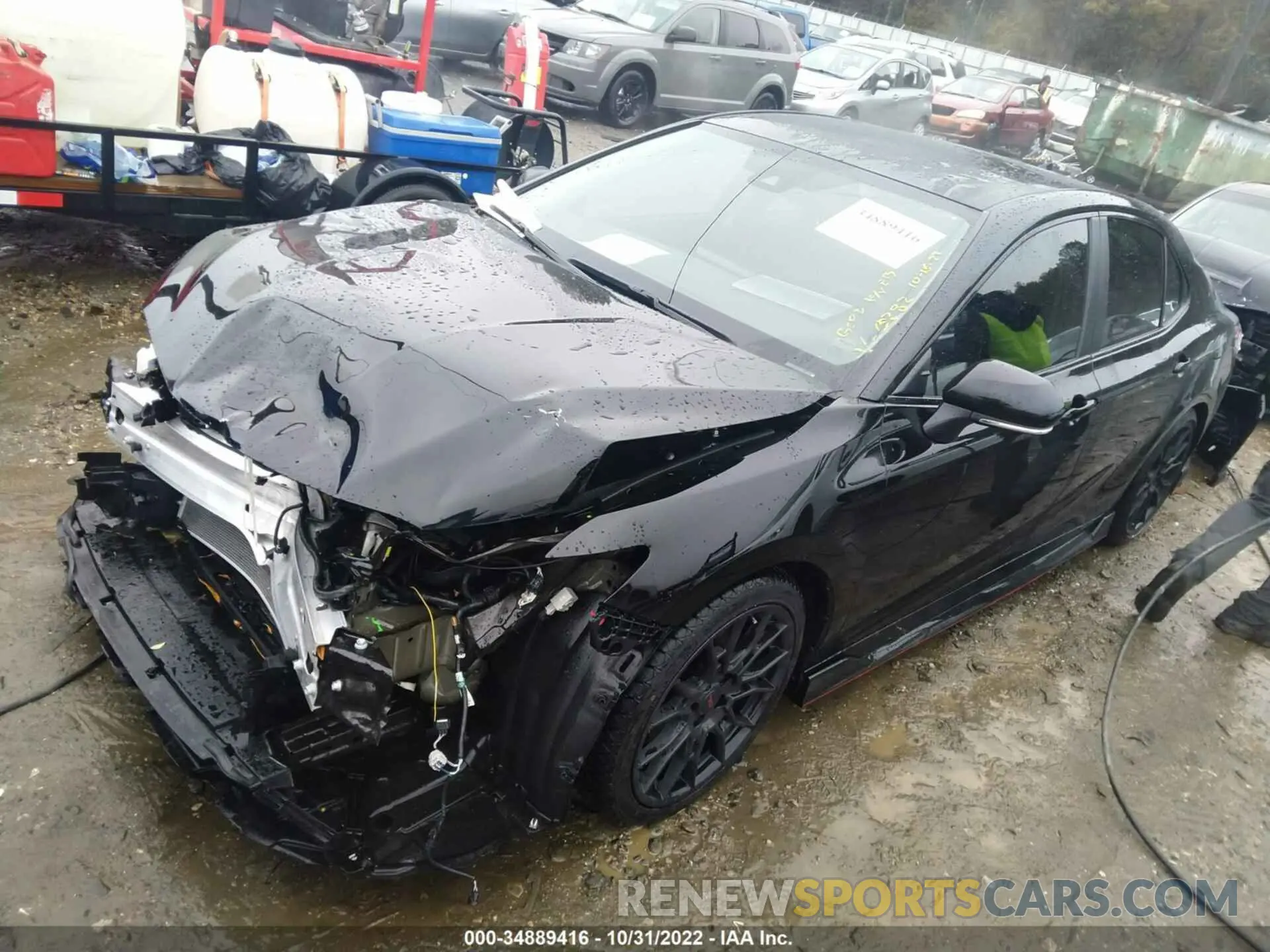 2 Photograph of a damaged car 4T1KZ1AKXNU070282 TOYOTA CAMRY 2022