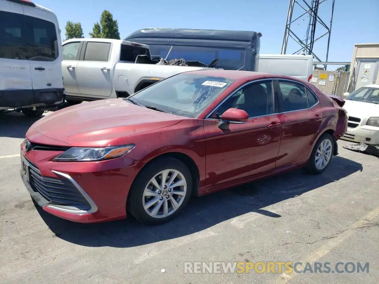 1 Photograph of a damaged car 4T1R11AK1NU655175 TOYOTA CAMRY 2022