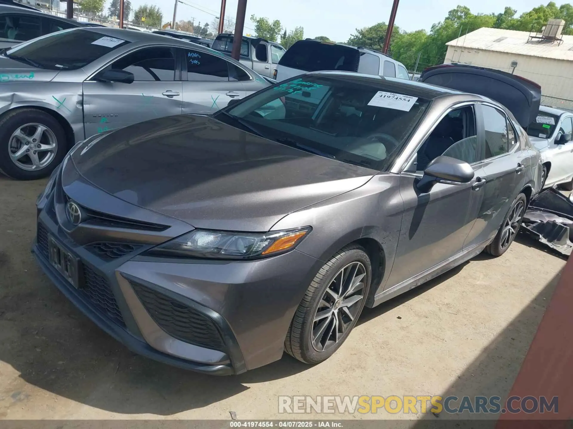 2 Photograph of a damaged car 4T1T11AK1NU672466 TOYOTA CAMRY 2022