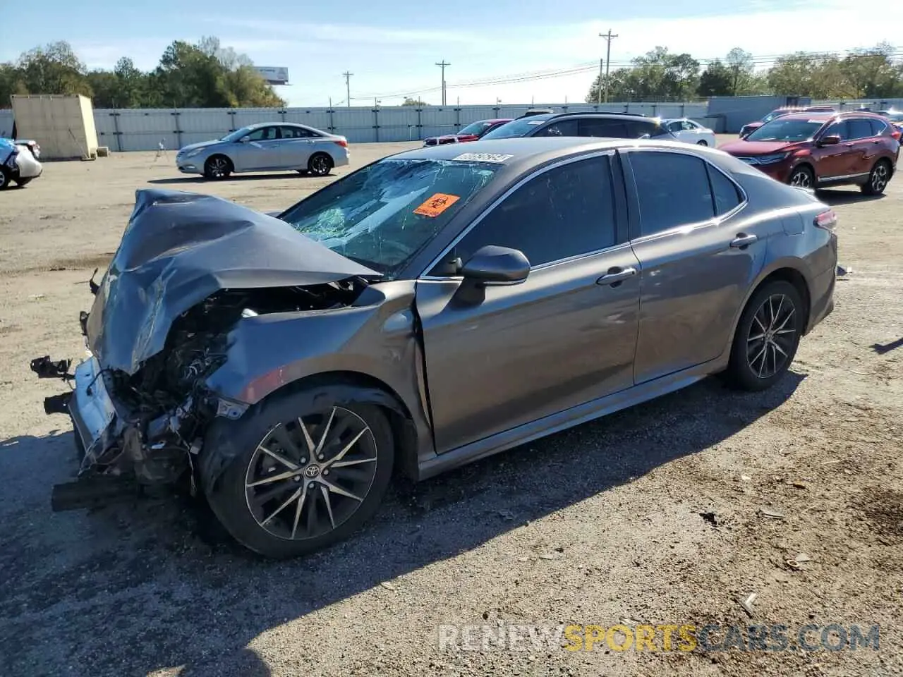 1 Photograph of a damaged car 4T1T11AK5NU709602 TOYOTA CAMRY 2022