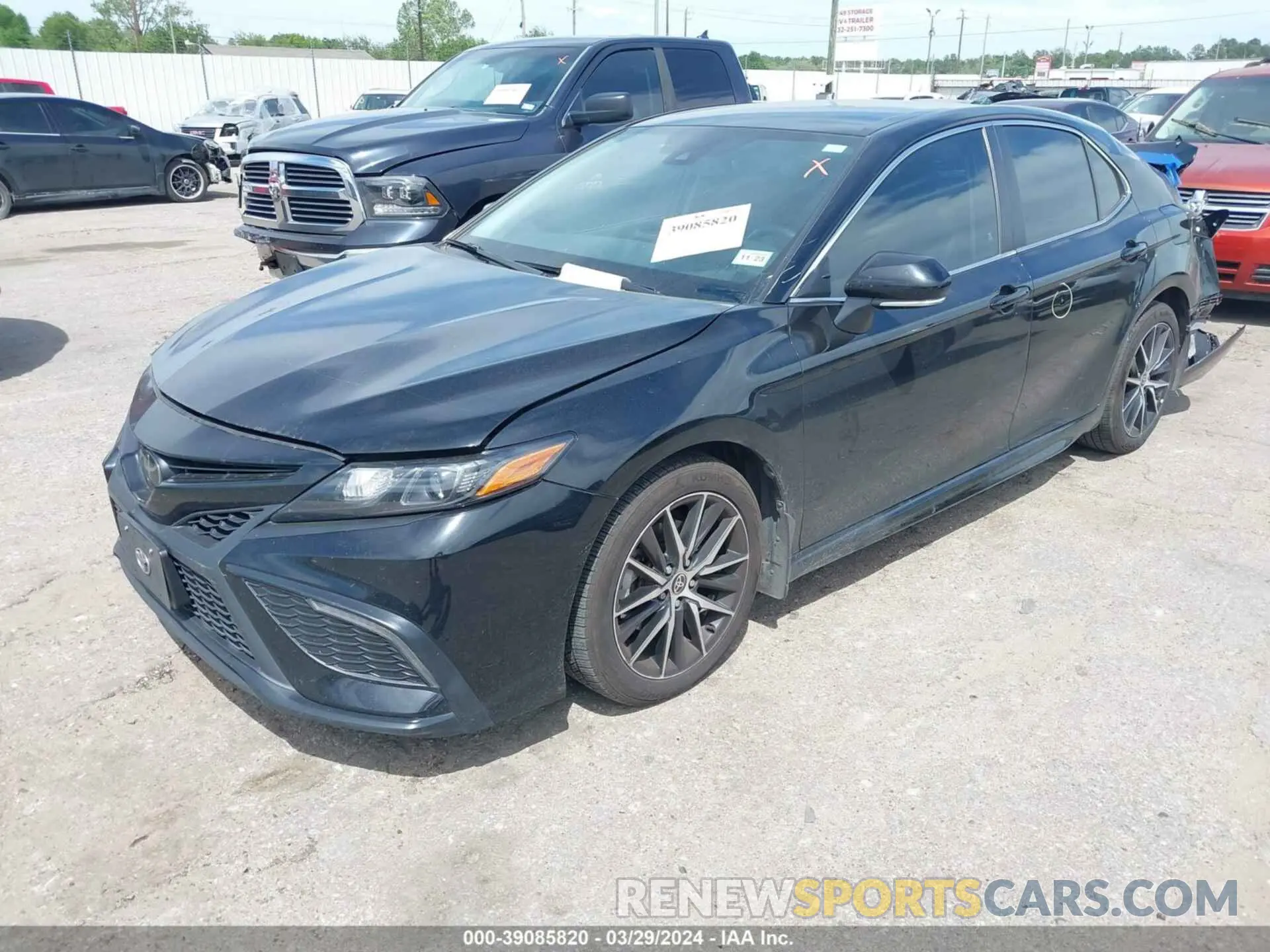 2 Photograph of a damaged car 4T1T11AK8NU009122 TOYOTA CAMRY 2022