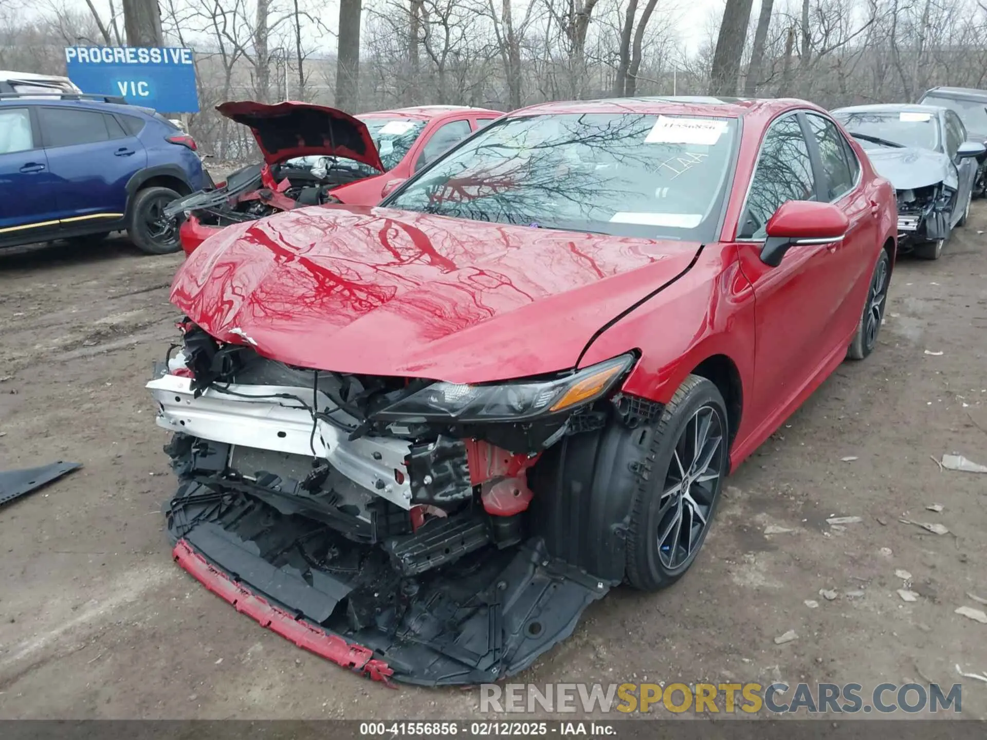 2 Фотография поврежденного автомобиля 4T1T11AK8NU019780 TOYOTA CAMRY 2022