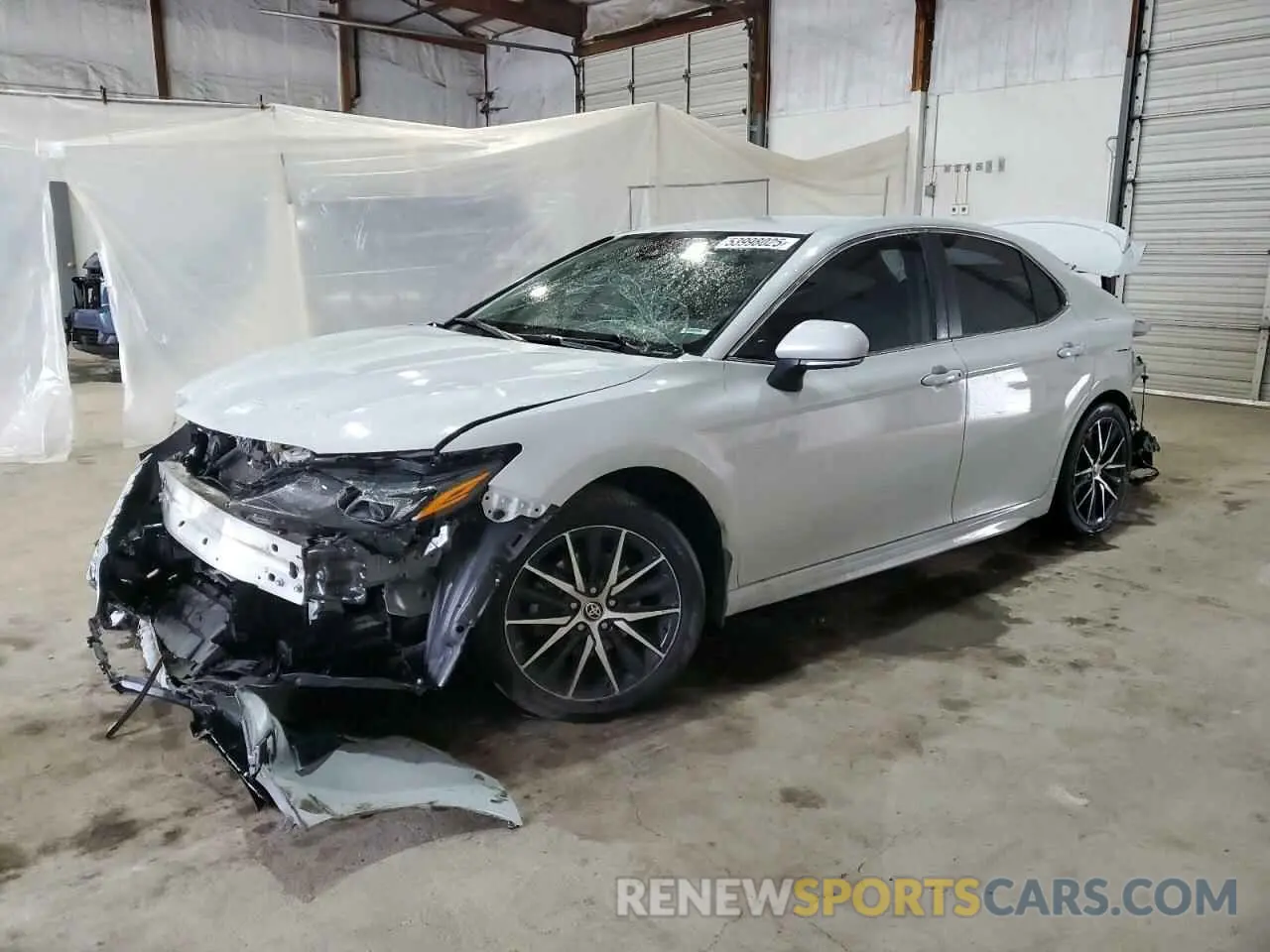 1 Photograph of a damaged car 4T1T11AKXNU002446 TOYOTA CAMRY 2022