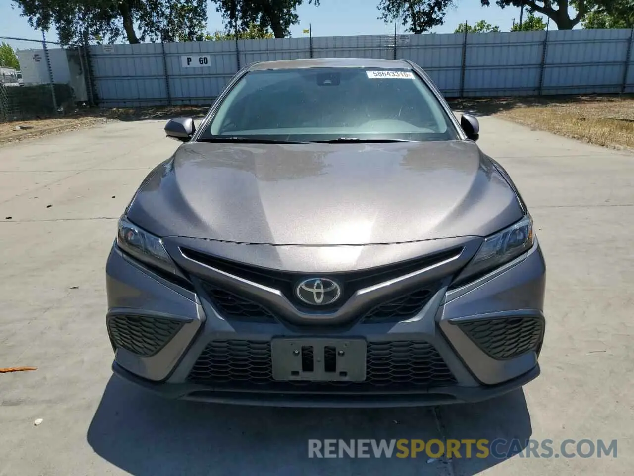 5 Photograph of a damaged car 4T1T11AKXNU626554 TOYOTA CAMRY 2022