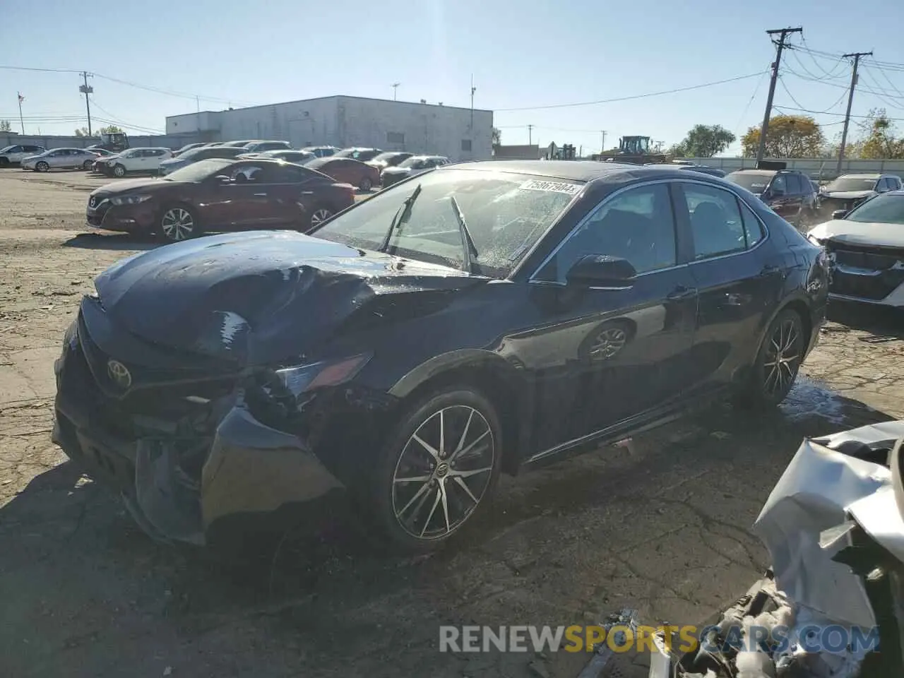 1 Photograph of a damaged car 4T1T11BK2NU061408 TOYOTA CAMRY 2022