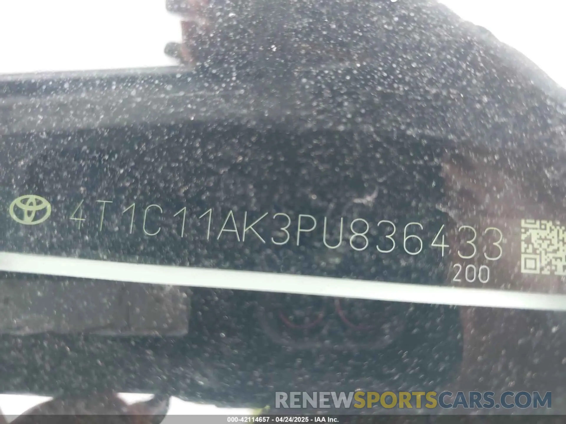 9 Фотография поврежденного автомобиля 4T1C11AK3PU836433 TOYOTA CAMRY 2023