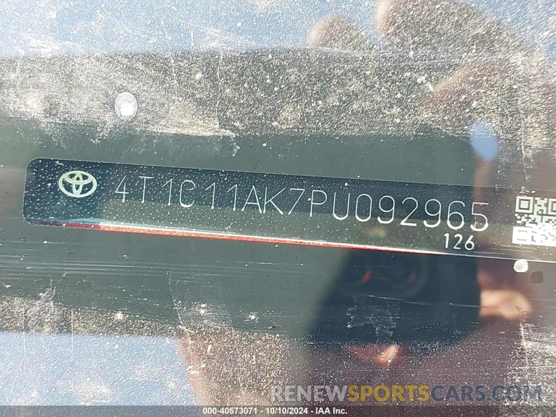 9 Photograph of a damaged car 4T1C11AK7PU092965 TOYOTA CAMRY 2023