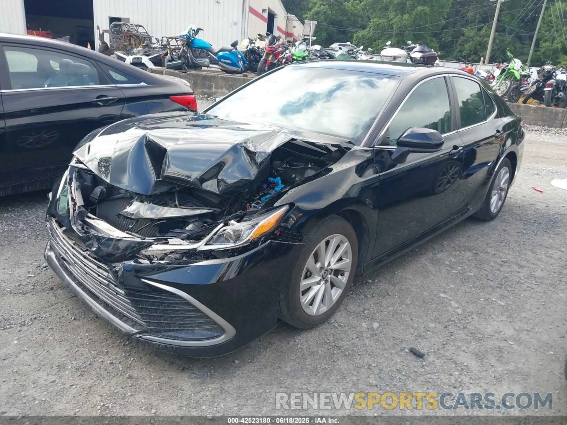 2 Photograph of a damaged car 4T1C11AK7PU741356 TOYOTA CAMRY 2023