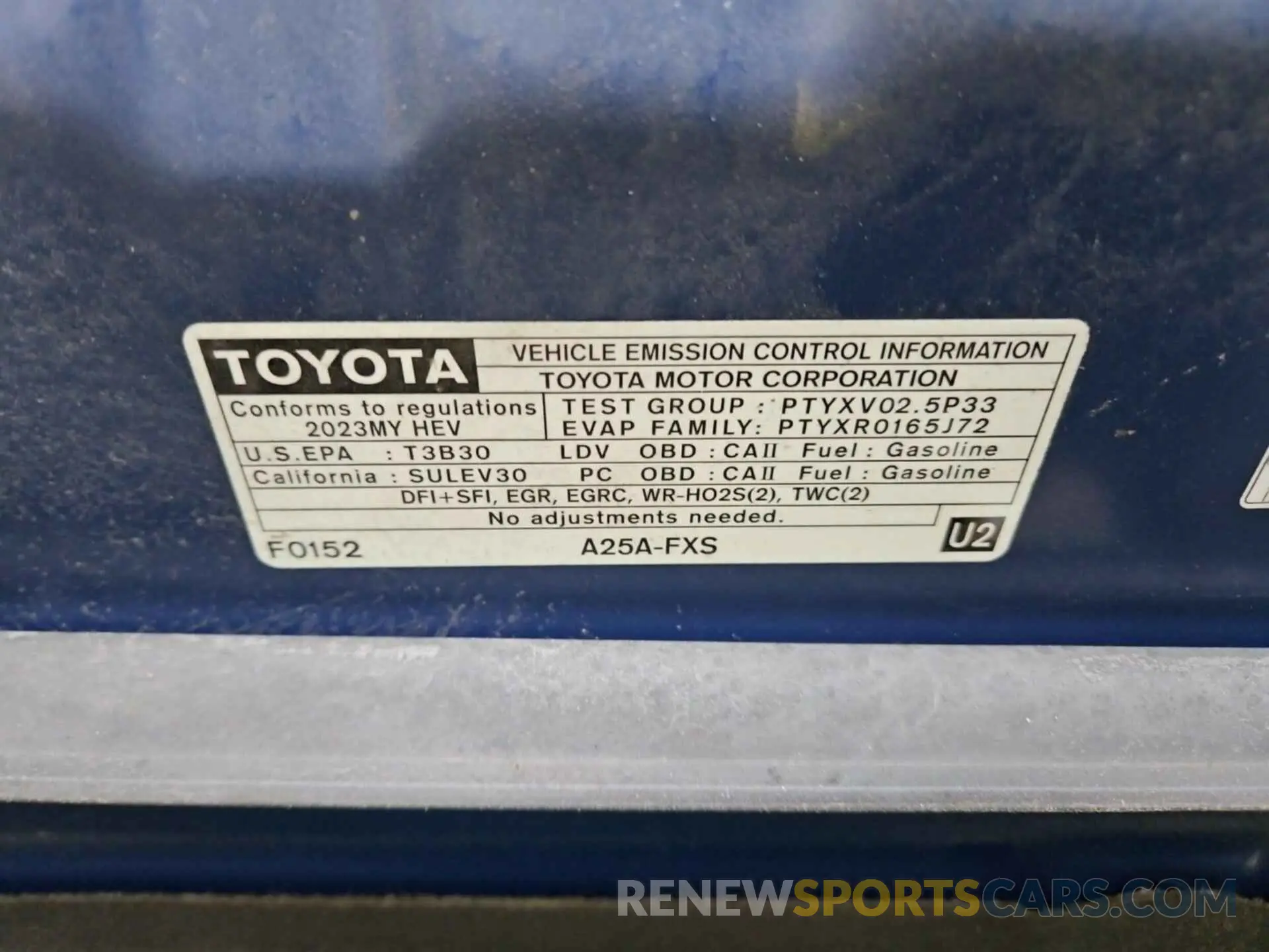 34 Photograph of a damaged car 4T1F31AK7PU049539 TOYOTA CAMRY 2023