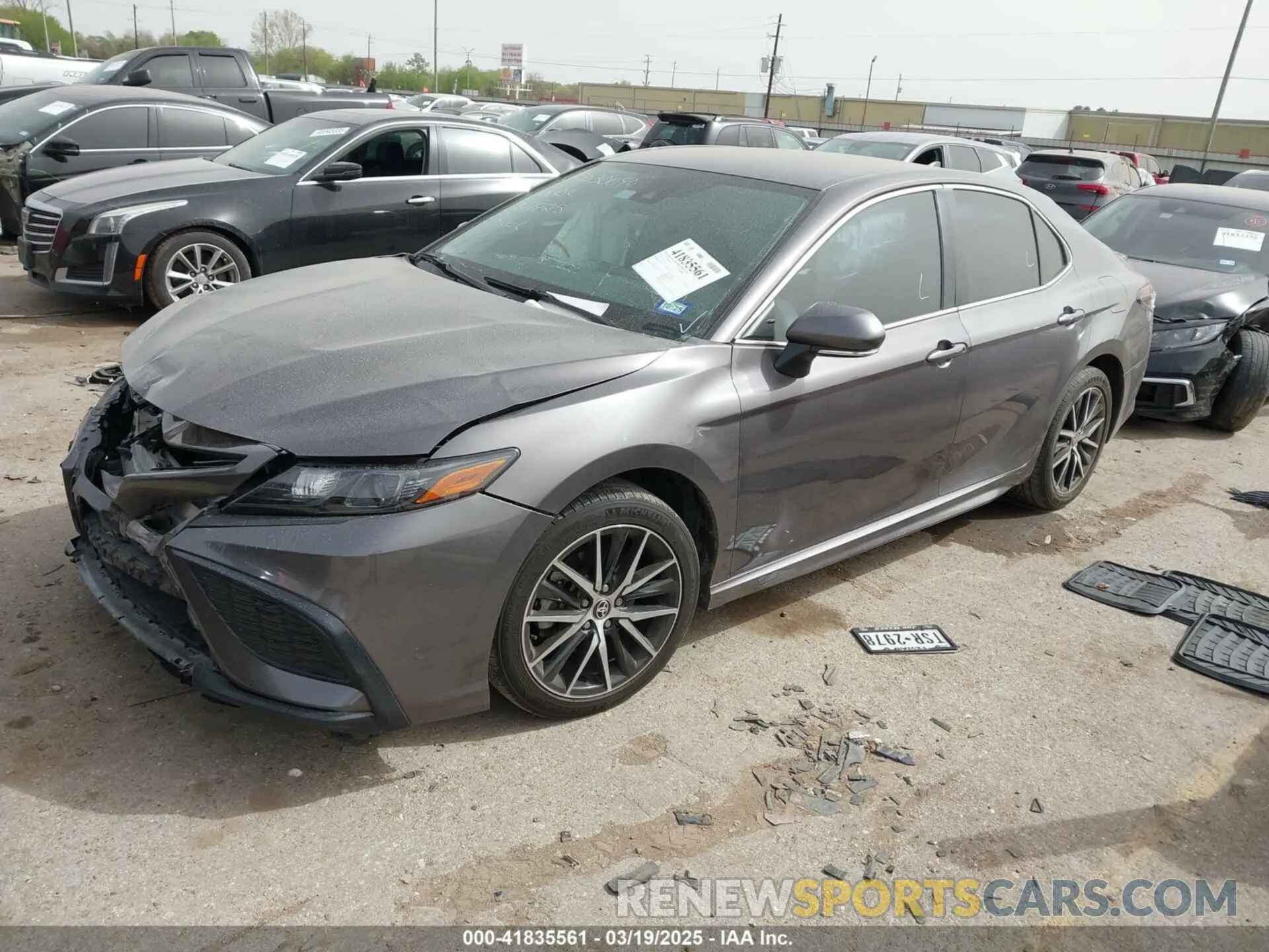 2 Photograph of a damaged car 4T1G11AK3PU721350 TOYOTA CAMRY 2023