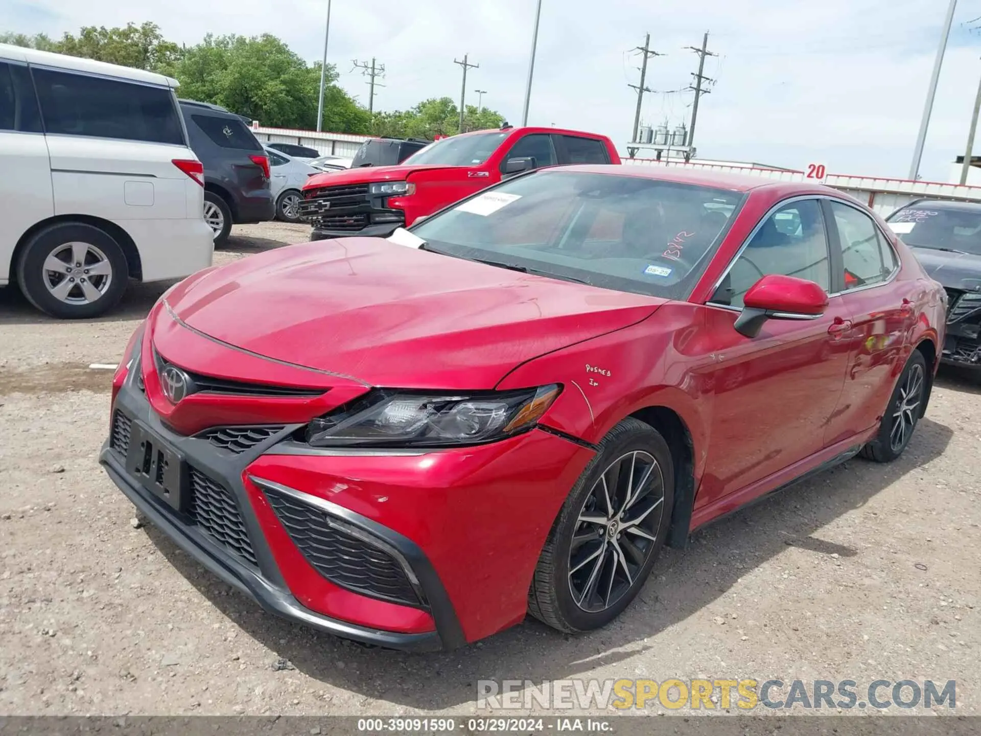 2 Photograph of a damaged car 4T1G11AK4PU163346 TOYOTA CAMRY 2023