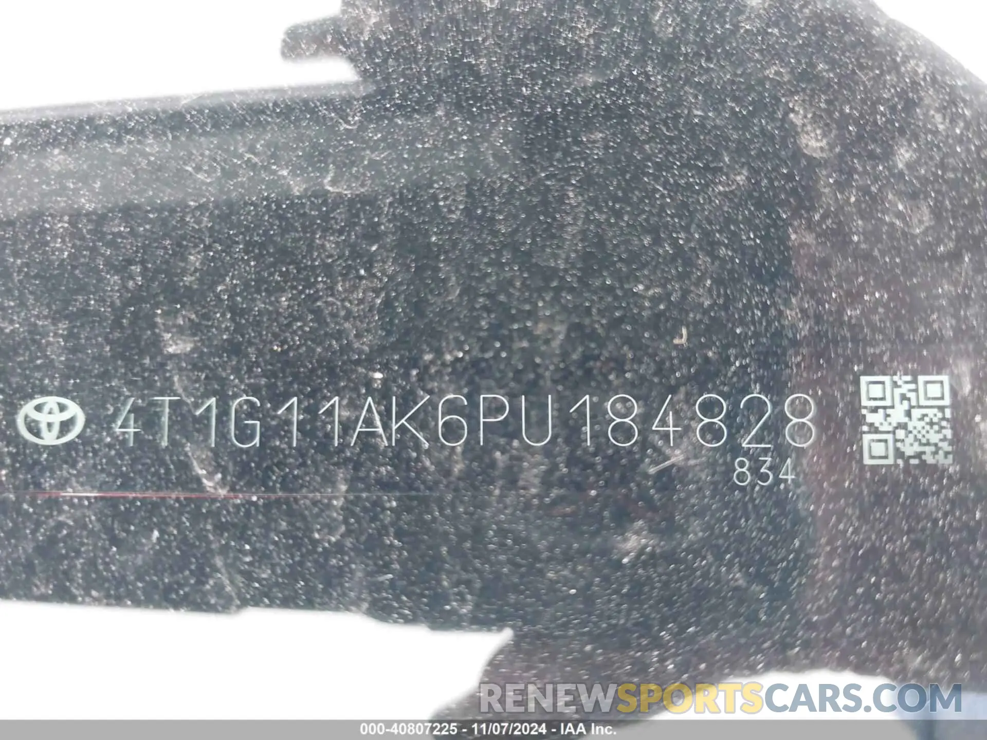 9 Photograph of a damaged car 4T1G11AK6PU184828 TOYOTA CAMRY 2023
