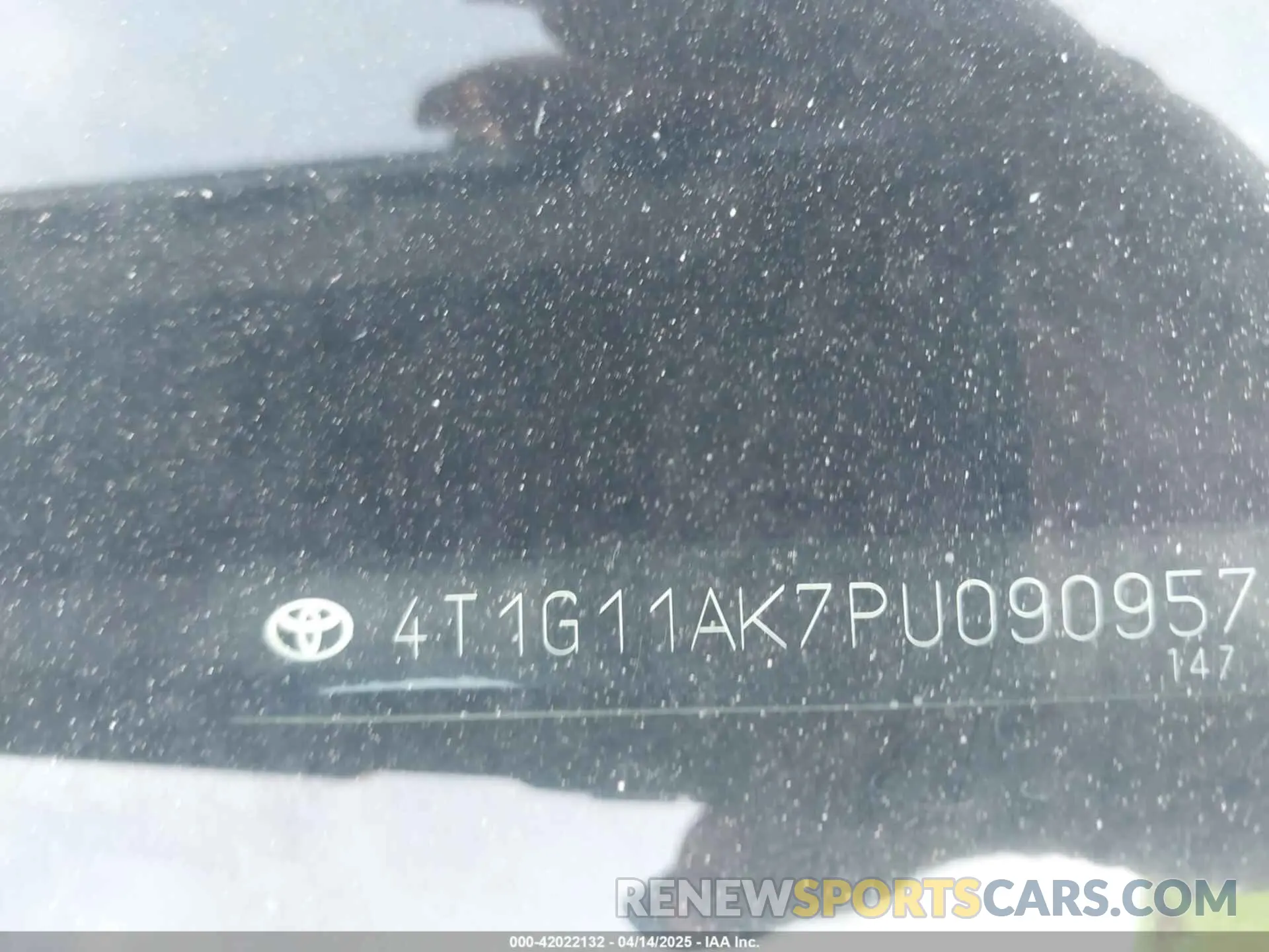 9 Photograph of a damaged car 4T1G11AK7PU090957 TOYOTA CAMRY 2023