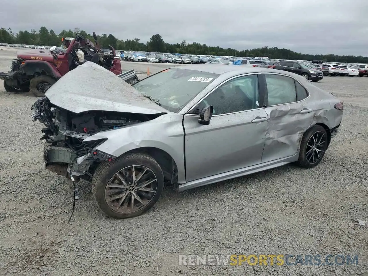 1 Photograph of a damaged car 4T1G11AK7PU100497 TOYOTA CAMRY 2023
