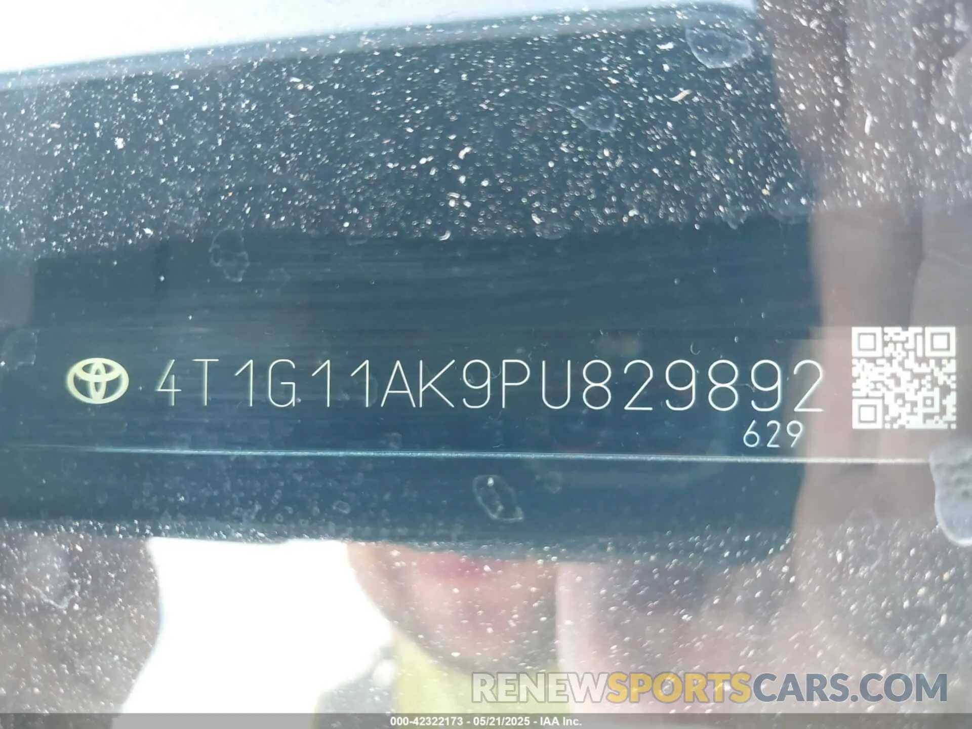 17 Фотография поврежденного автомобиля 4T1G11AK9PU829892 TOYOTA CAMRY 2023