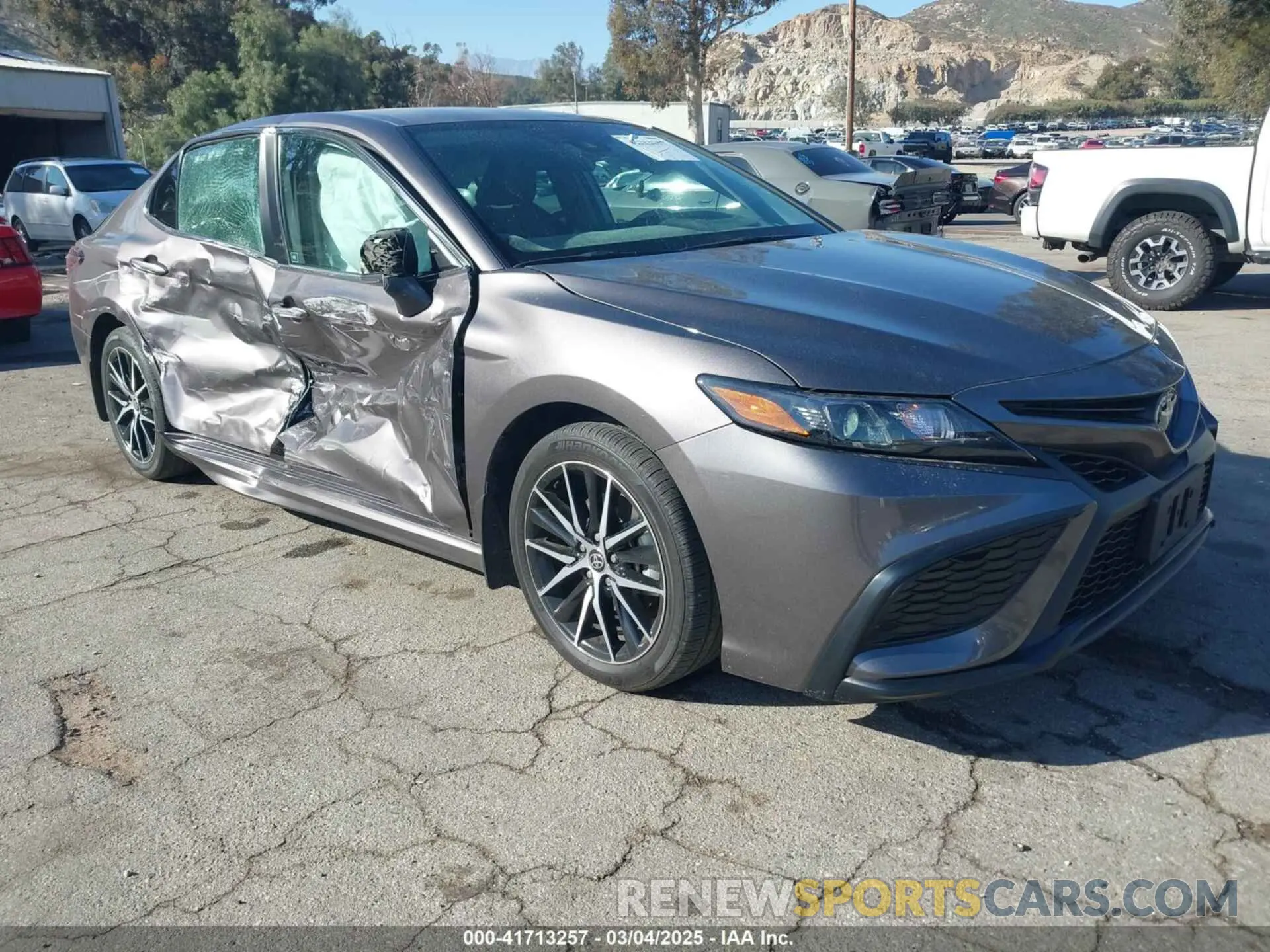 1 Photograph of a damaged car 4T1G11AKXPU791069 TOYOTA CAMRY 2023