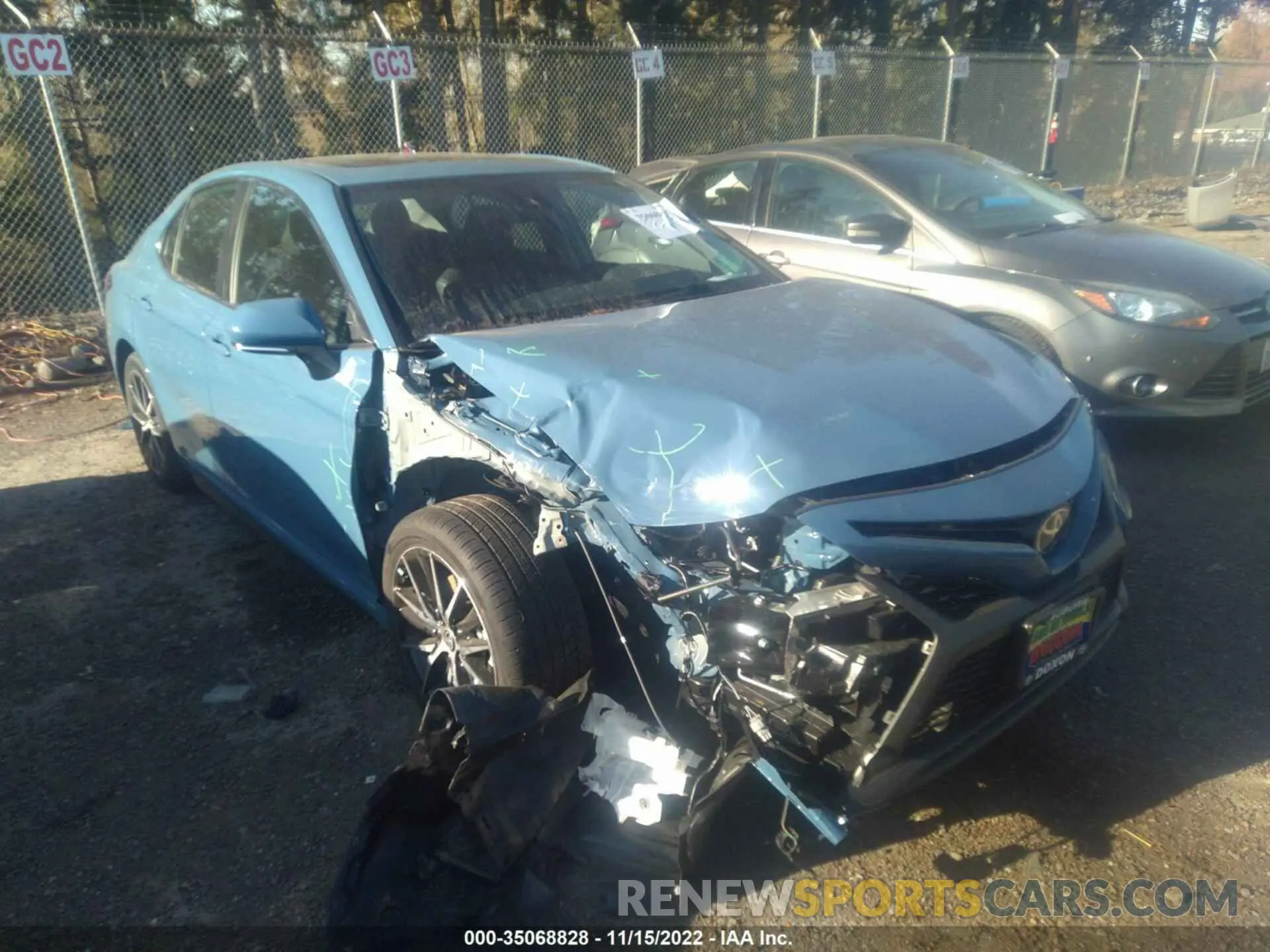1 Photograph of a damaged car 4T1G11BK7PU078287 TOYOTA CAMRY 2023