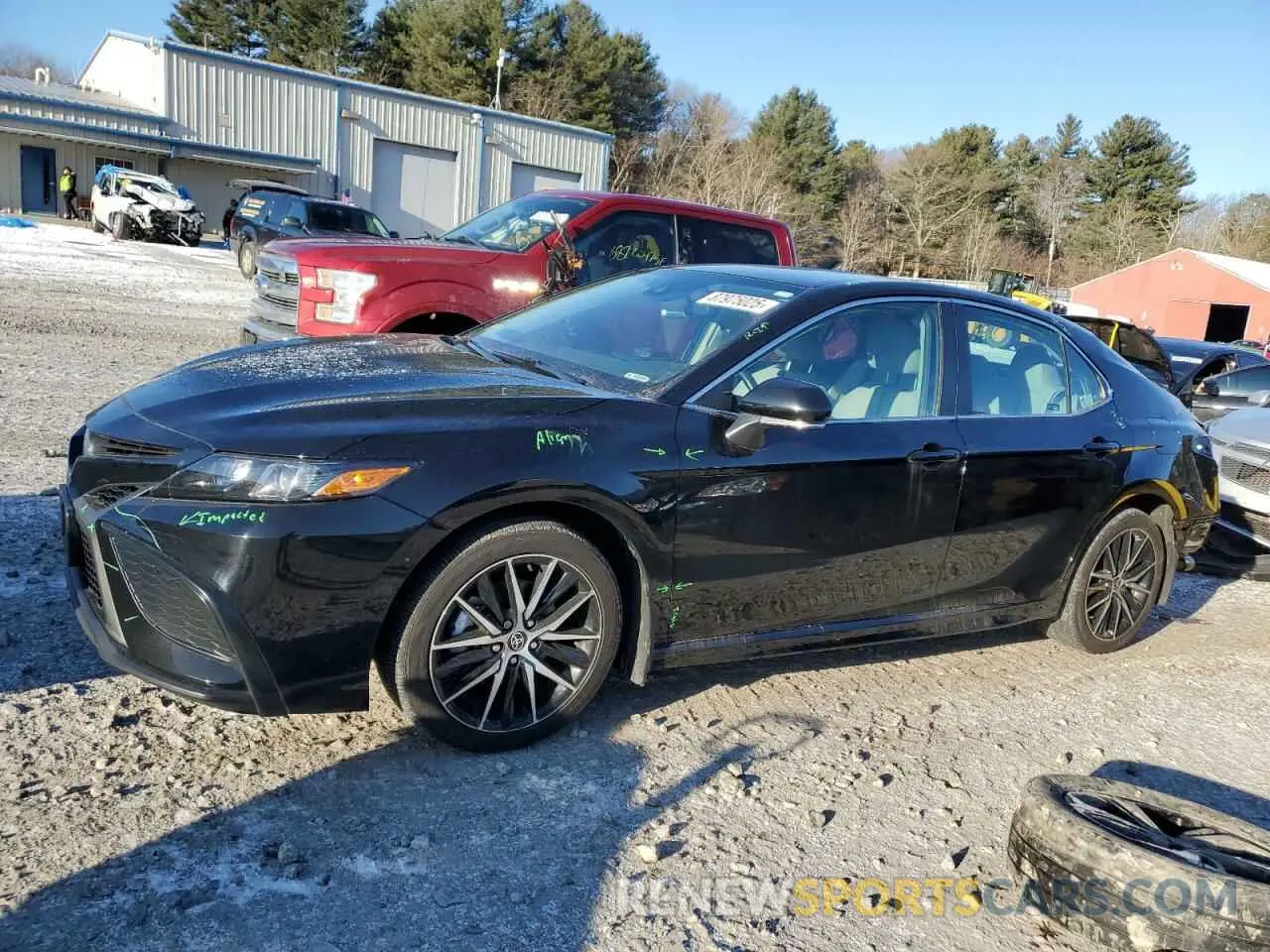 1 Photograph of a damaged car 4T1G31AK1PU618339 TOYOTA CAMRY 2023