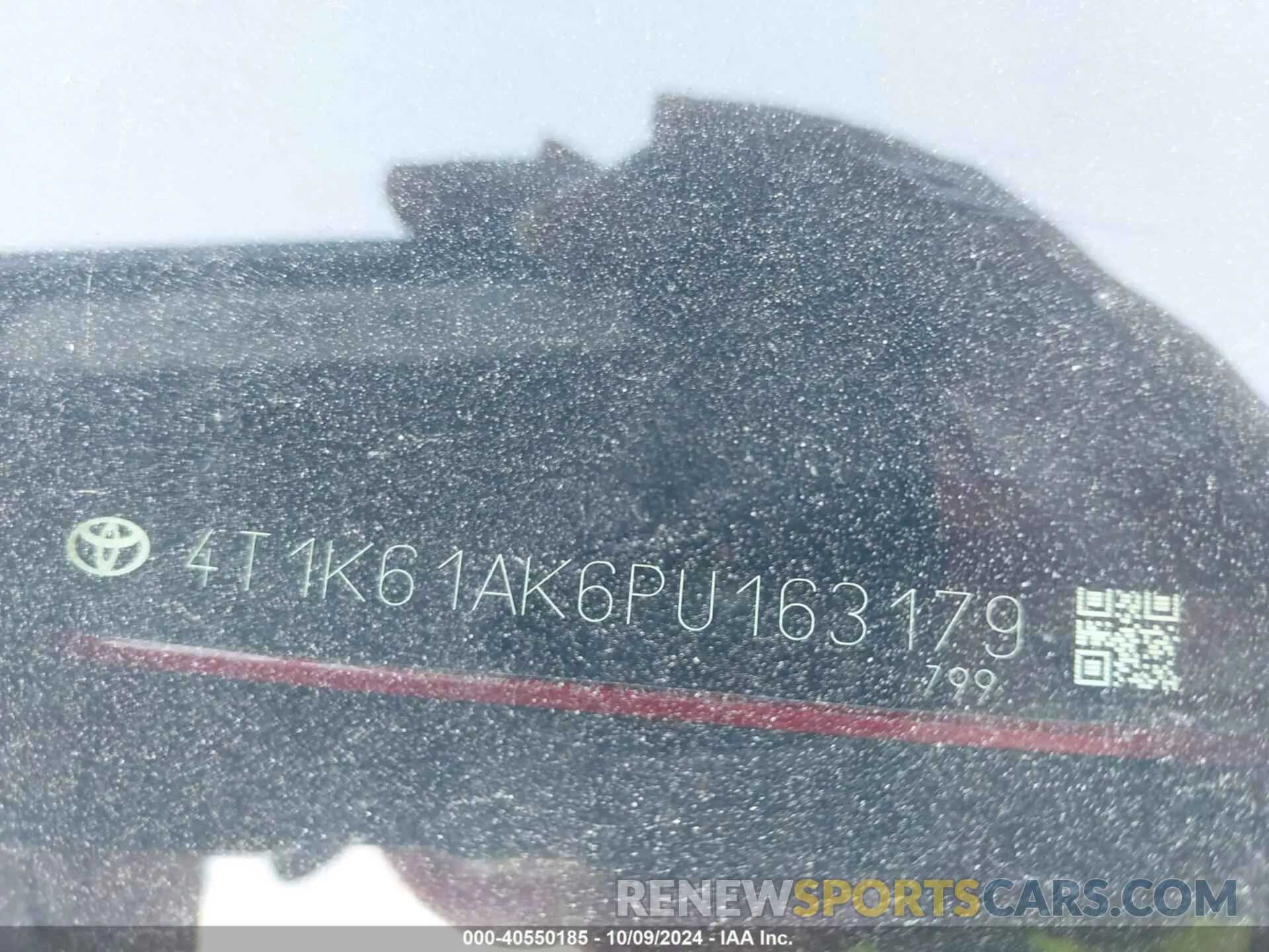 9 Photograph of a damaged car 4T1K61AK6PU163179 TOYOTA CAMRY 2023