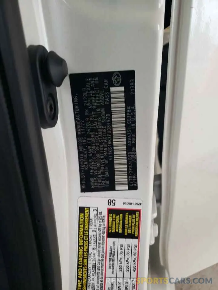 13 Photograph of a damaged car 4T1K61BKXPU084970 TOYOTA CAMRY 2023