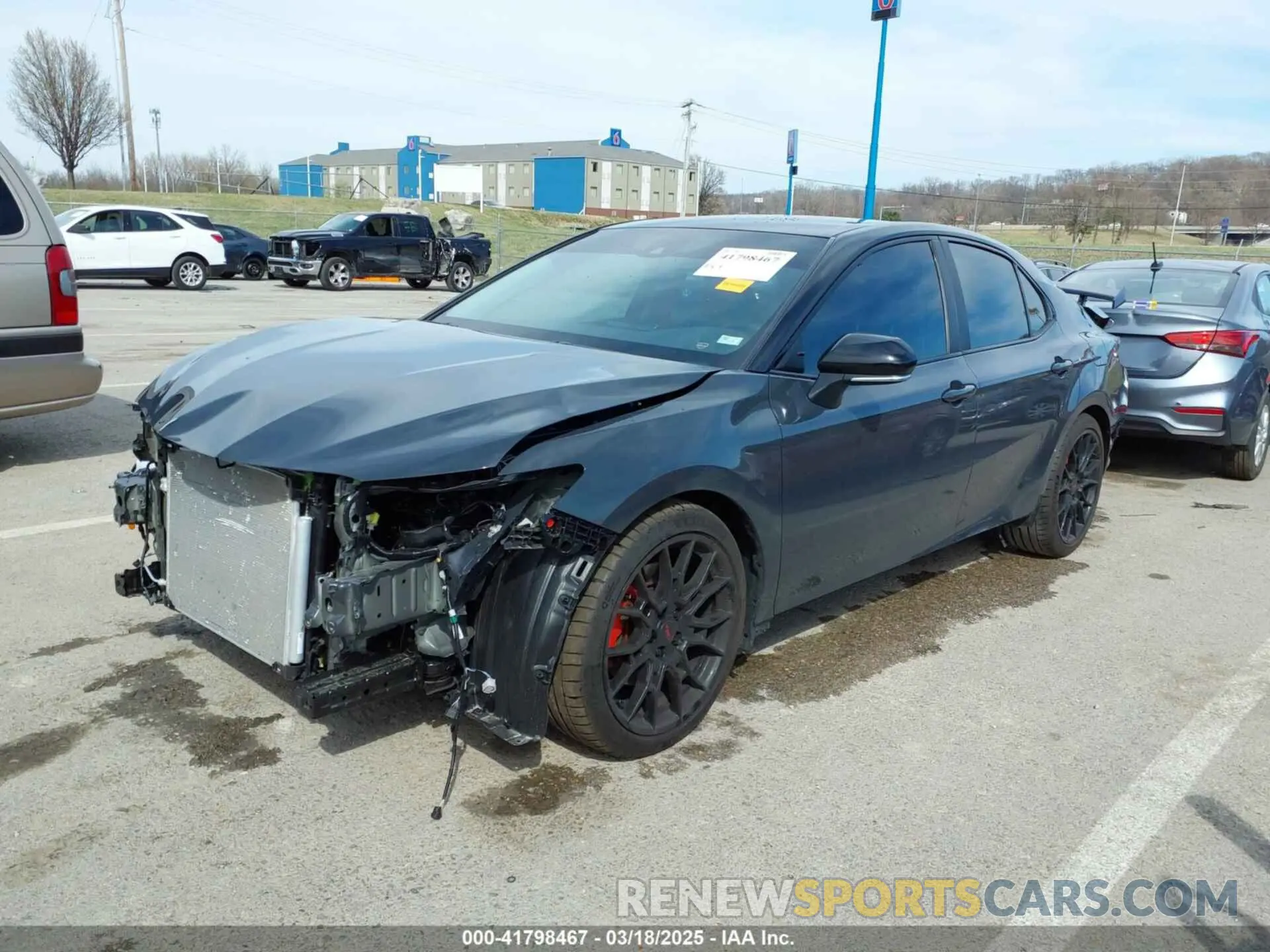 2 Фотография поврежденного автомобиля 4T1KZ1AK2PU081490 TOYOTA CAMRY 2023