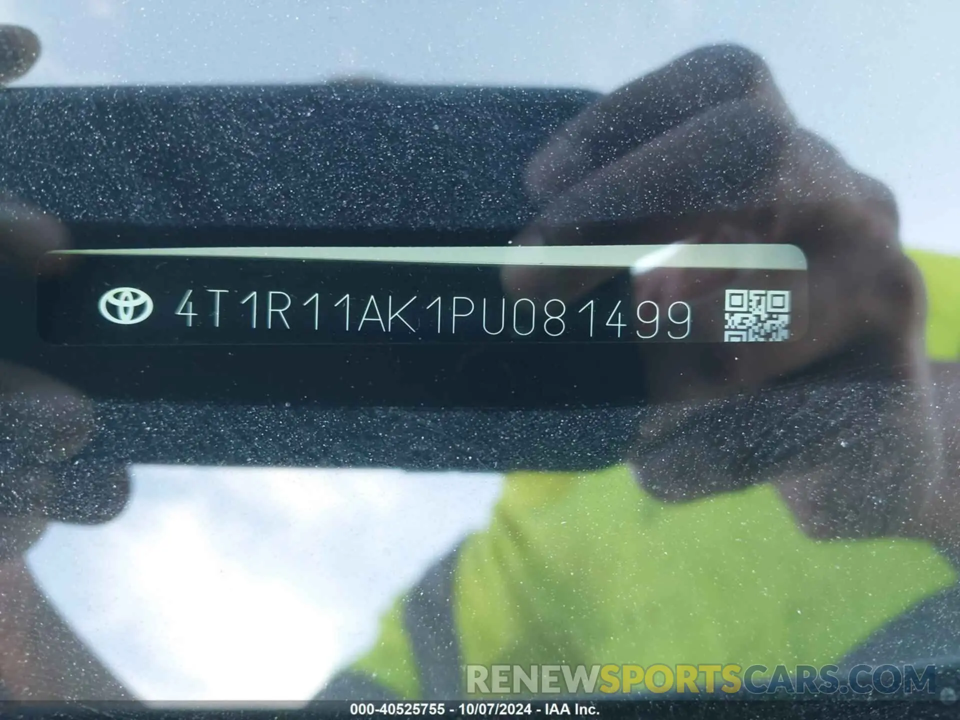9 Фотография поврежденного автомобиля 4T1R11AK1PU081499 TOYOTA CAMRY 2023
