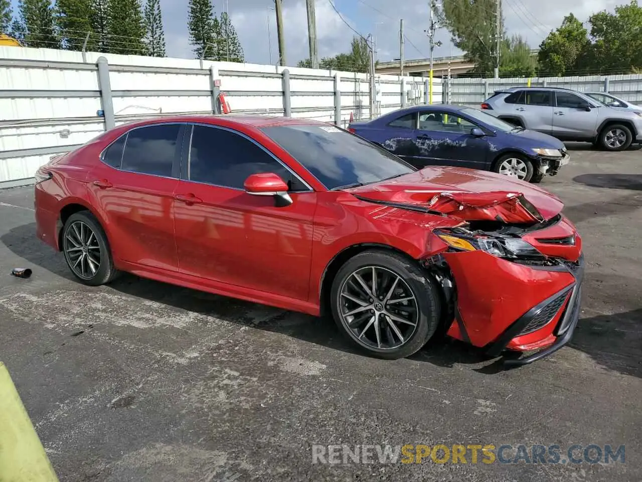 4 Фотография поврежденного автомобиля 4T1T11AK2PU127539 TOYOTA CAMRY 2023