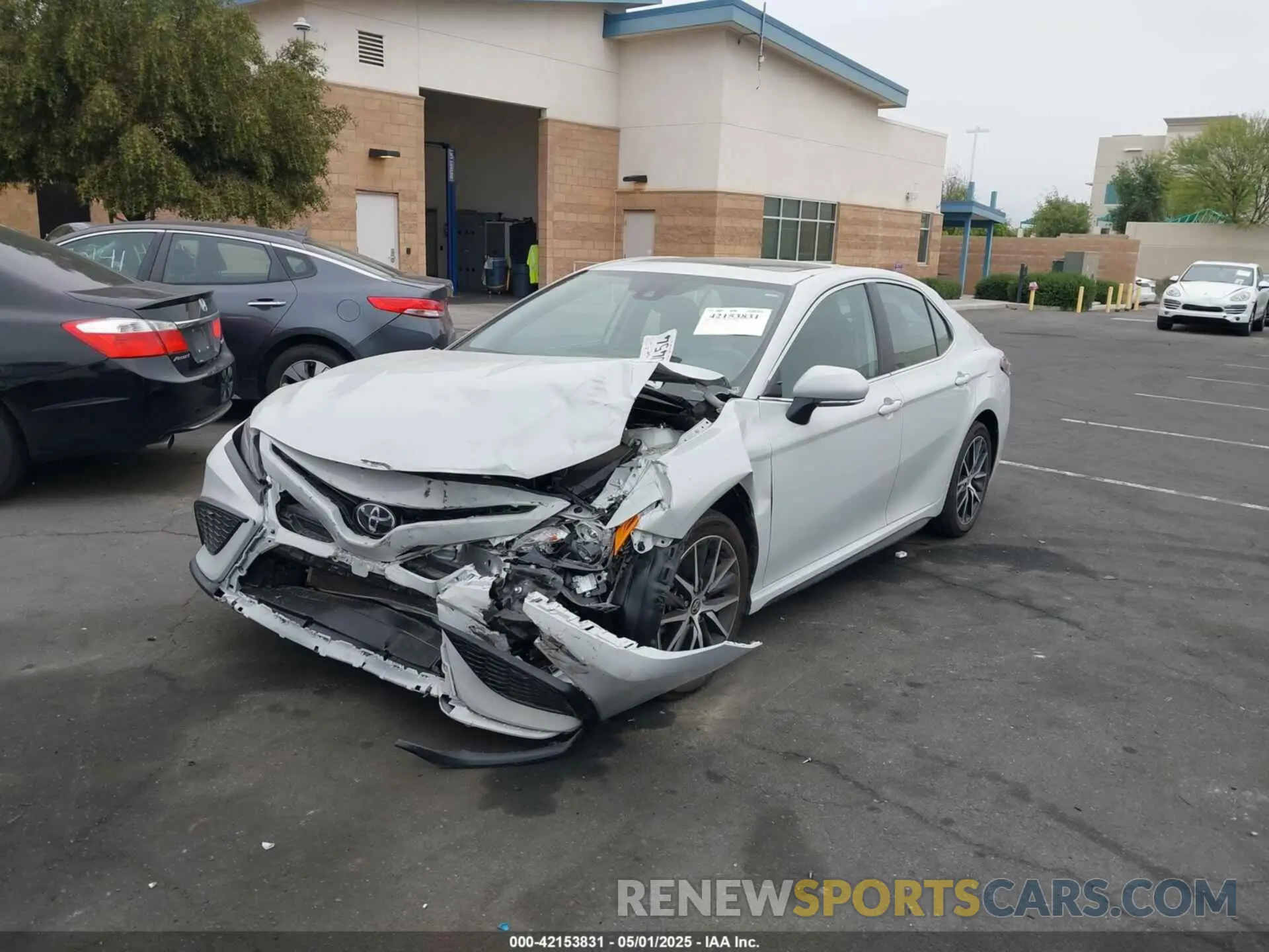 2 Photograph of a damaged car 4T1T11AK6PU091175 TOYOTA CAMRY 2023