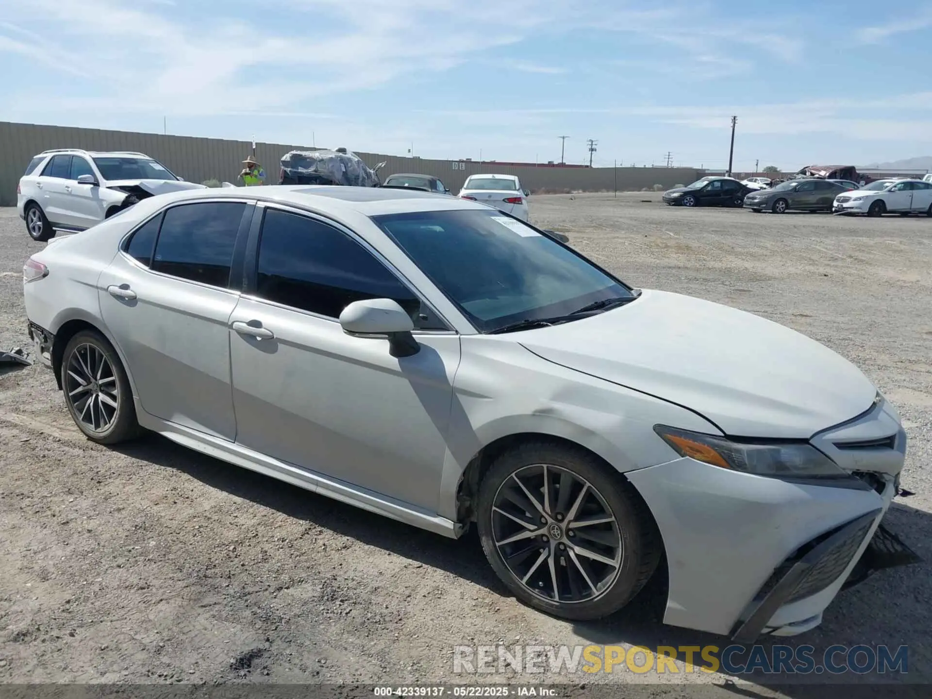 1 Photograph of a damaged car 4T1T11AK8PU103603 TOYOTA CAMRY 2023