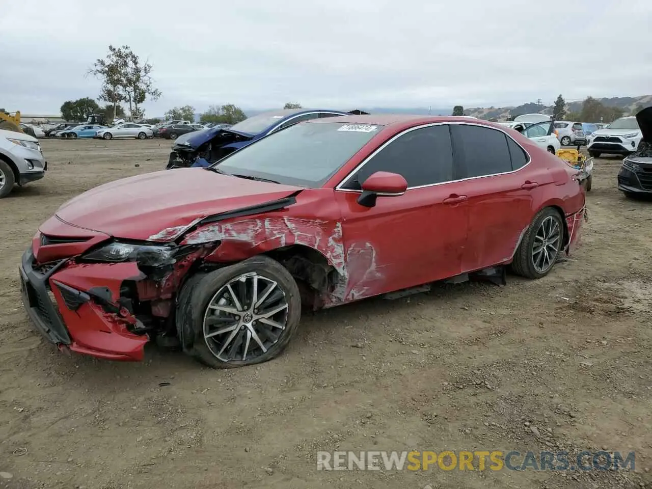 1 Photograph of a damaged car 4T1T11AK9PU139736 TOYOTA CAMRY 2023