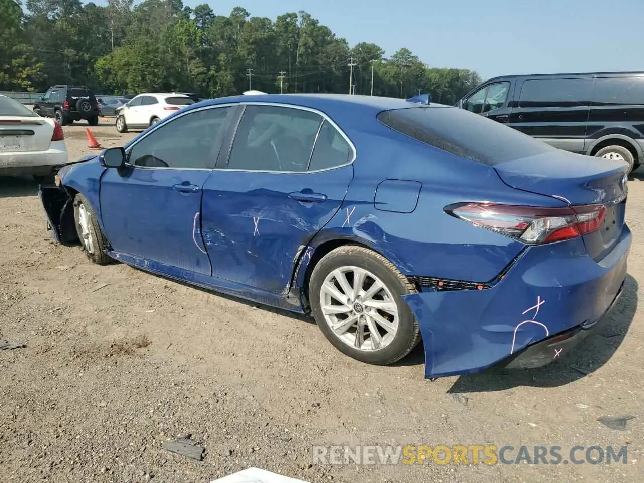 2 Photograph of a damaged car 4T1C11AK2RU232858 TOYOTA CAMRY 2024