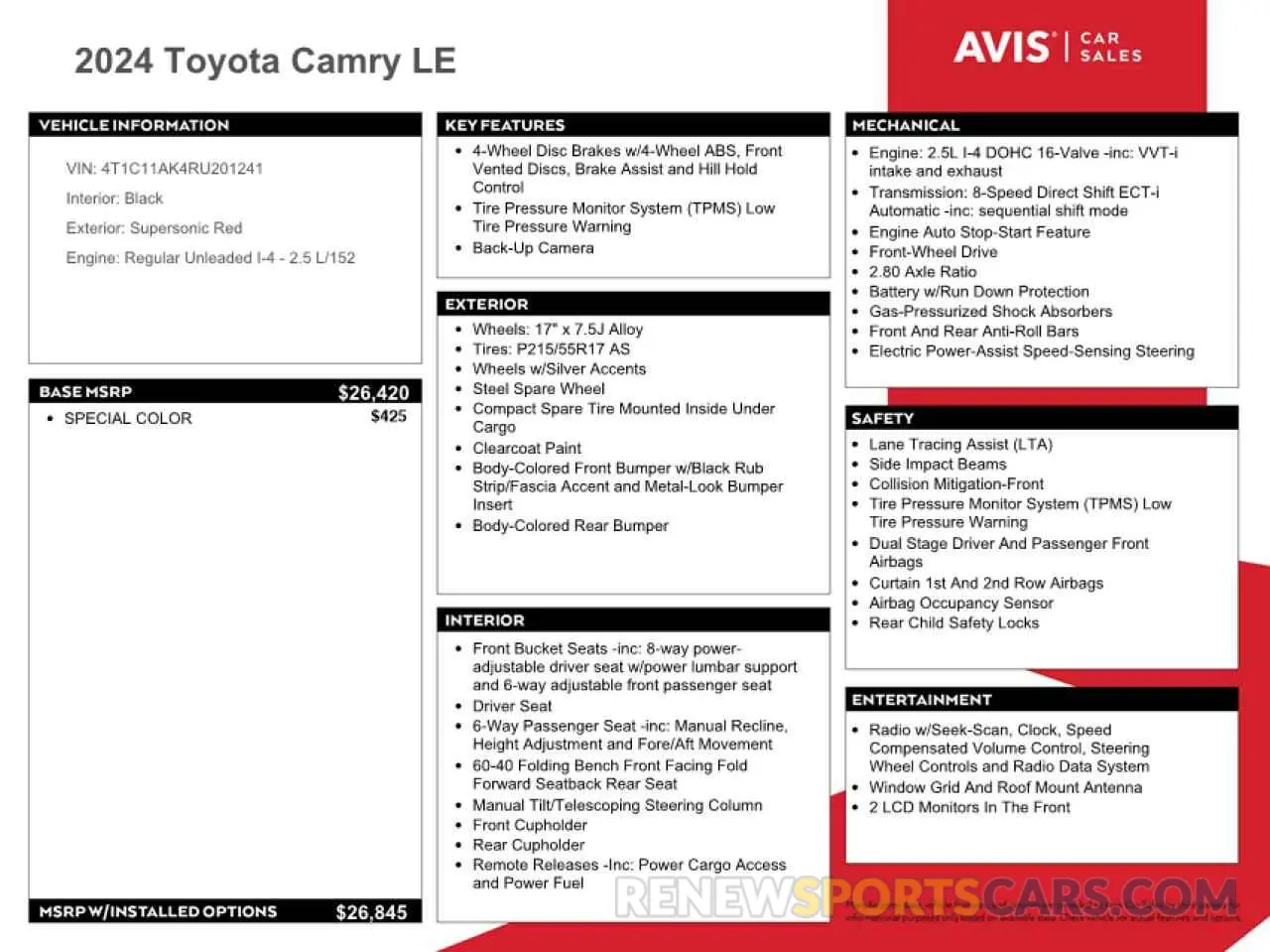 12 Photograph of a damaged car 4T1C11AK4RU201241 TOYOTA CAMRY 2024