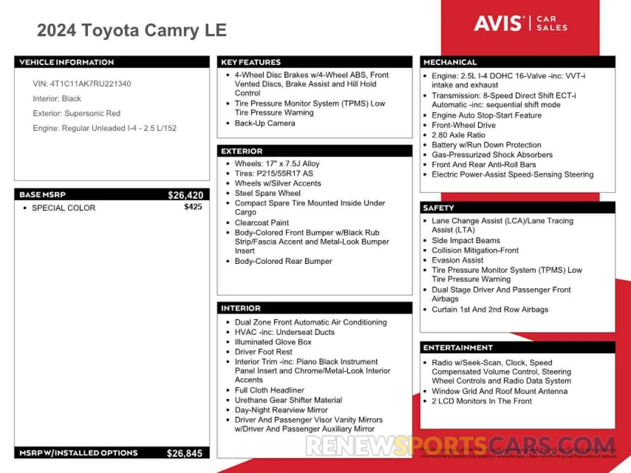 12 Photograph of a damaged car 4T1C11AK7RU221340 TOYOTA CAMRY 2024