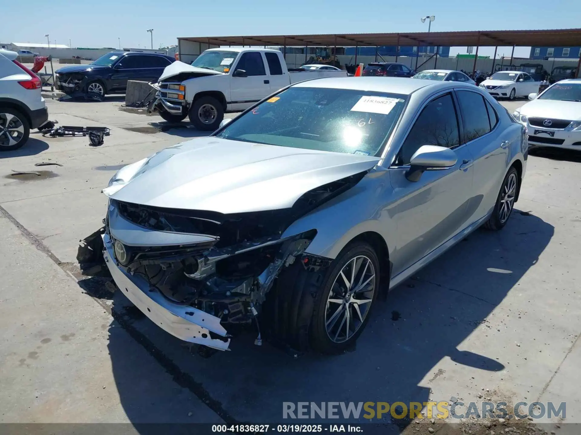 2 Photograph of a damaged car 4T1F11AK7RU242380 TOYOTA CAMRY 2024