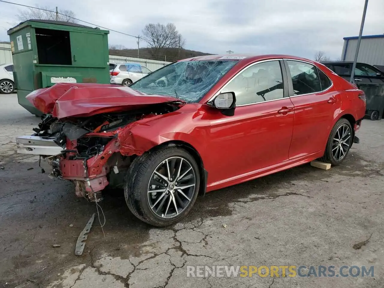 1 Photograph of a damaged car 4T1G11AK1RU216488 TOYOTA CAMRY 2024